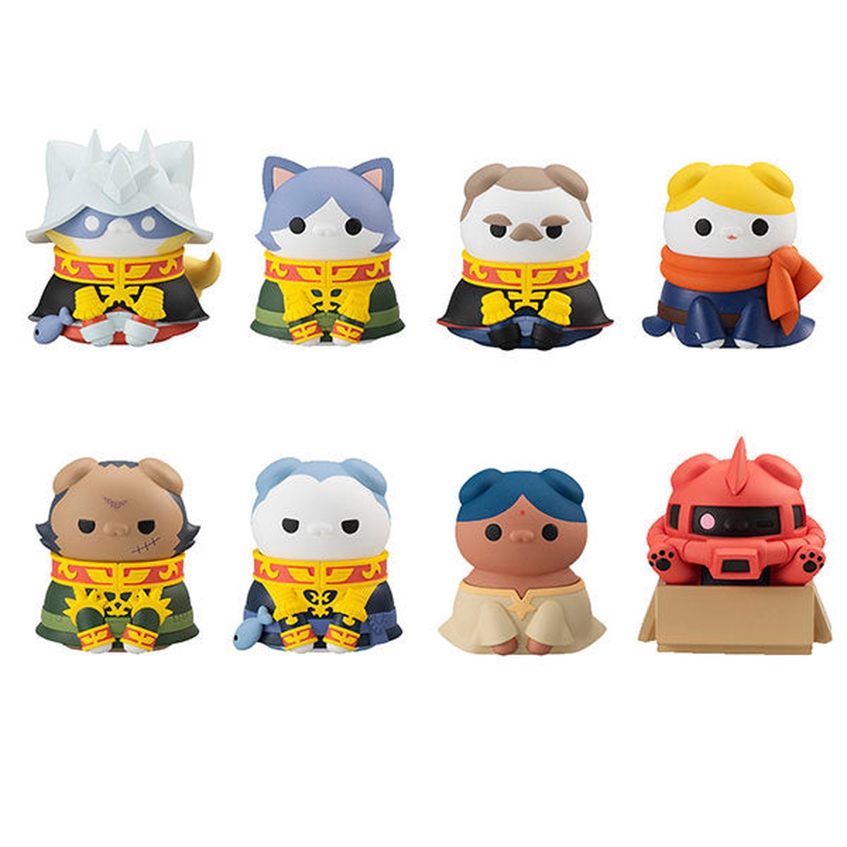 Megahouse Mega Cat Project Mobile Suit Gundam "Mobile Suit Nyandam" Zeon Nya! Figure Blind Box