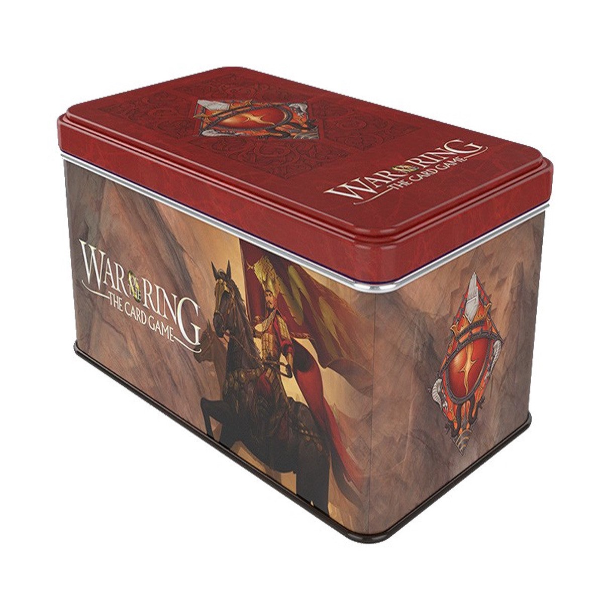 War of the Ring: Card Box and Sleeves - Red Bannerman