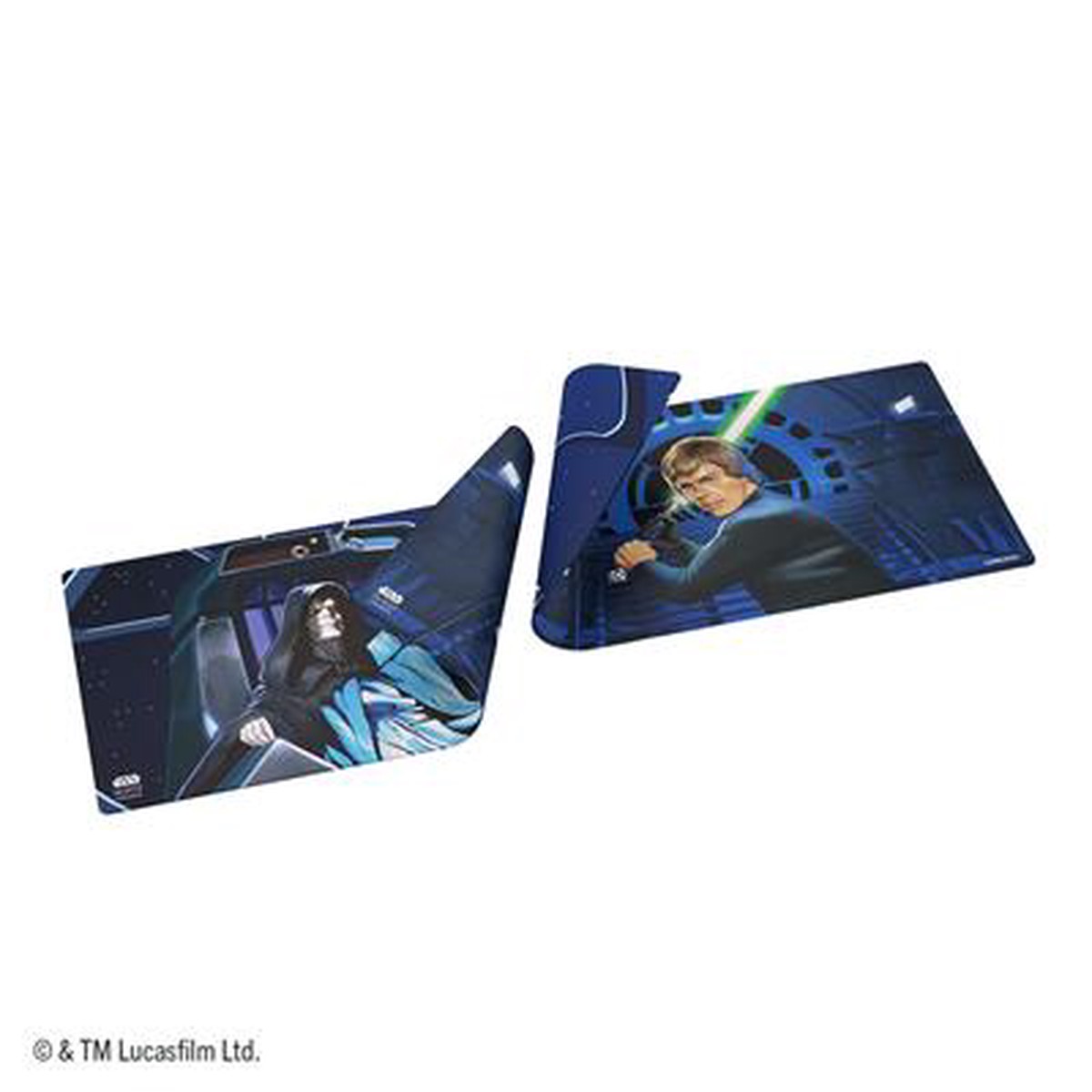 New Arrival Star Wars: Unlimited Double-Sided Game Mat - Jedi Luke Skywalker & Emperor Palpatine