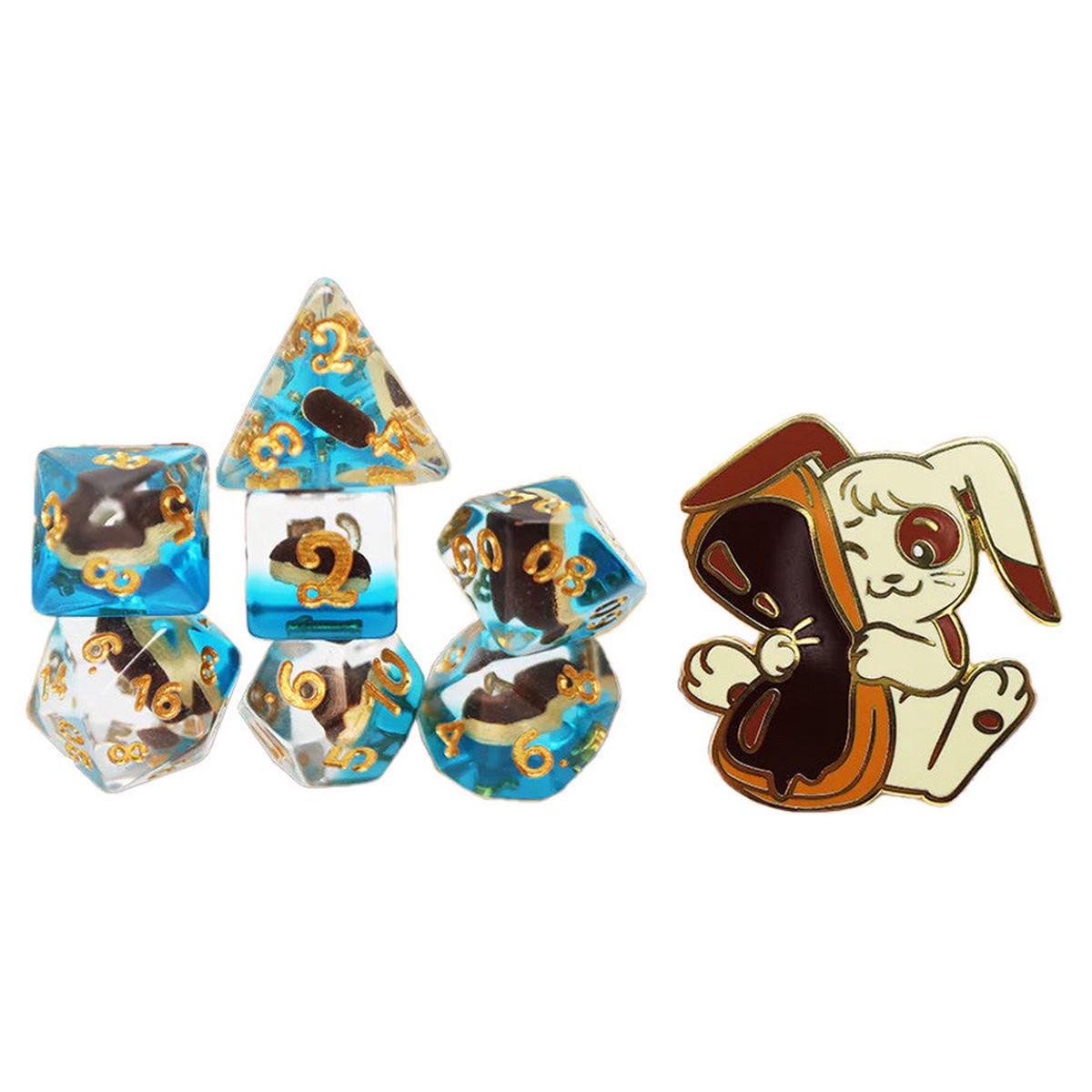 Pastry Pets: Eclair Rabbit: Pin & 7-Set