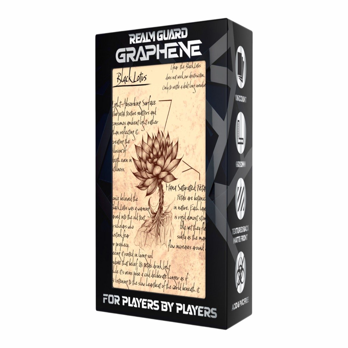 Realm Guard Graphene Field Research Black Lotus