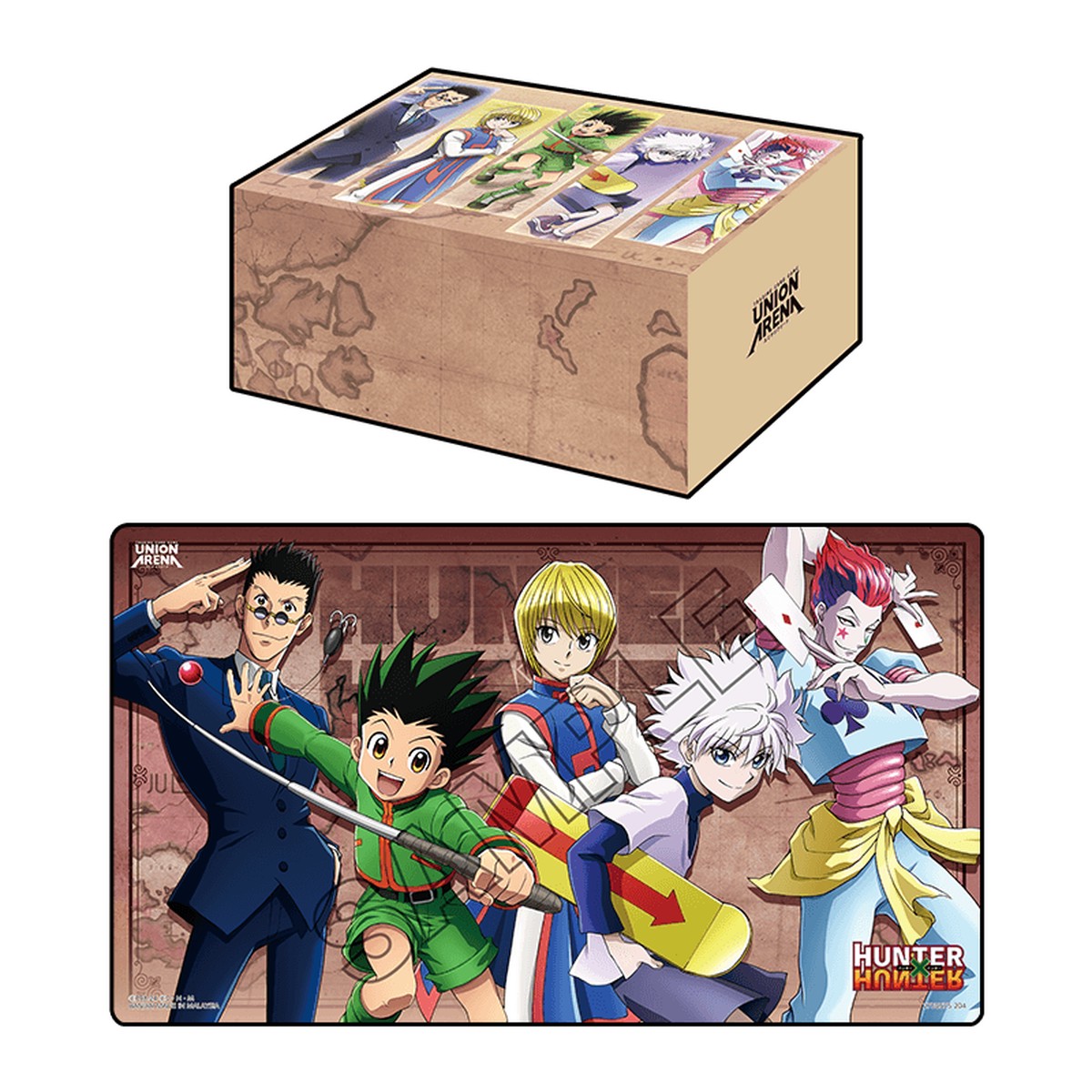 Union Arena Playmat and Half Storage Box Set - Hunter X Hunter
