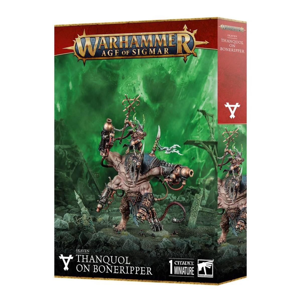 Age of Sigmar Skaven: Thanquol on Boneripper