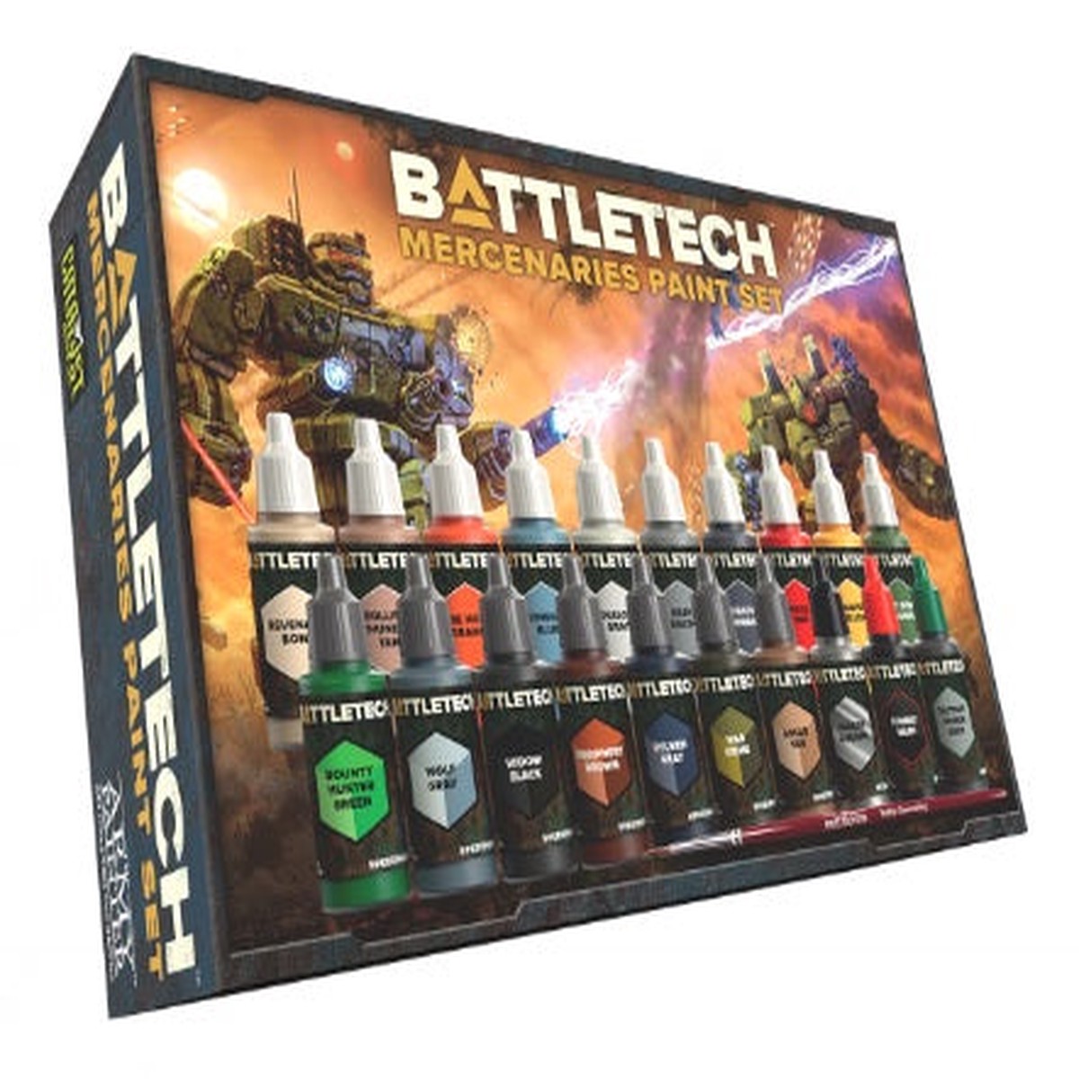 BattleTech Mercenaries Paint Set
