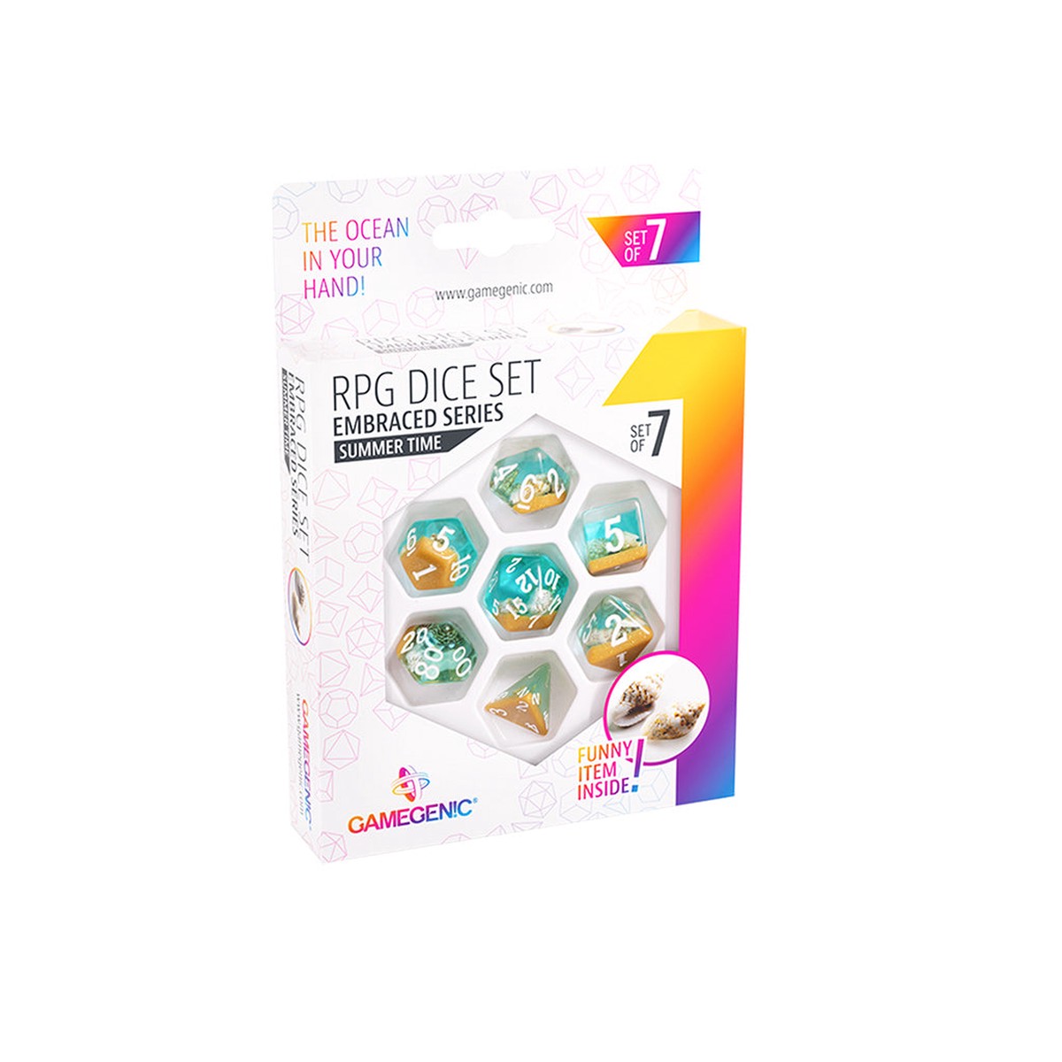 7ct Summer Time Embraced Dice