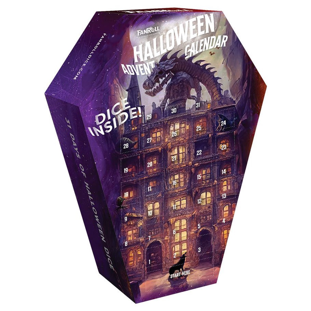 FanRoll Halloween Advent Dice Calendar