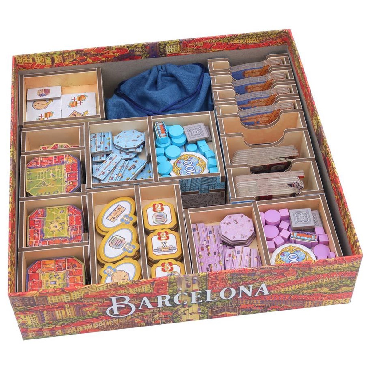 Folded Space Color Box Insert: Barcelona