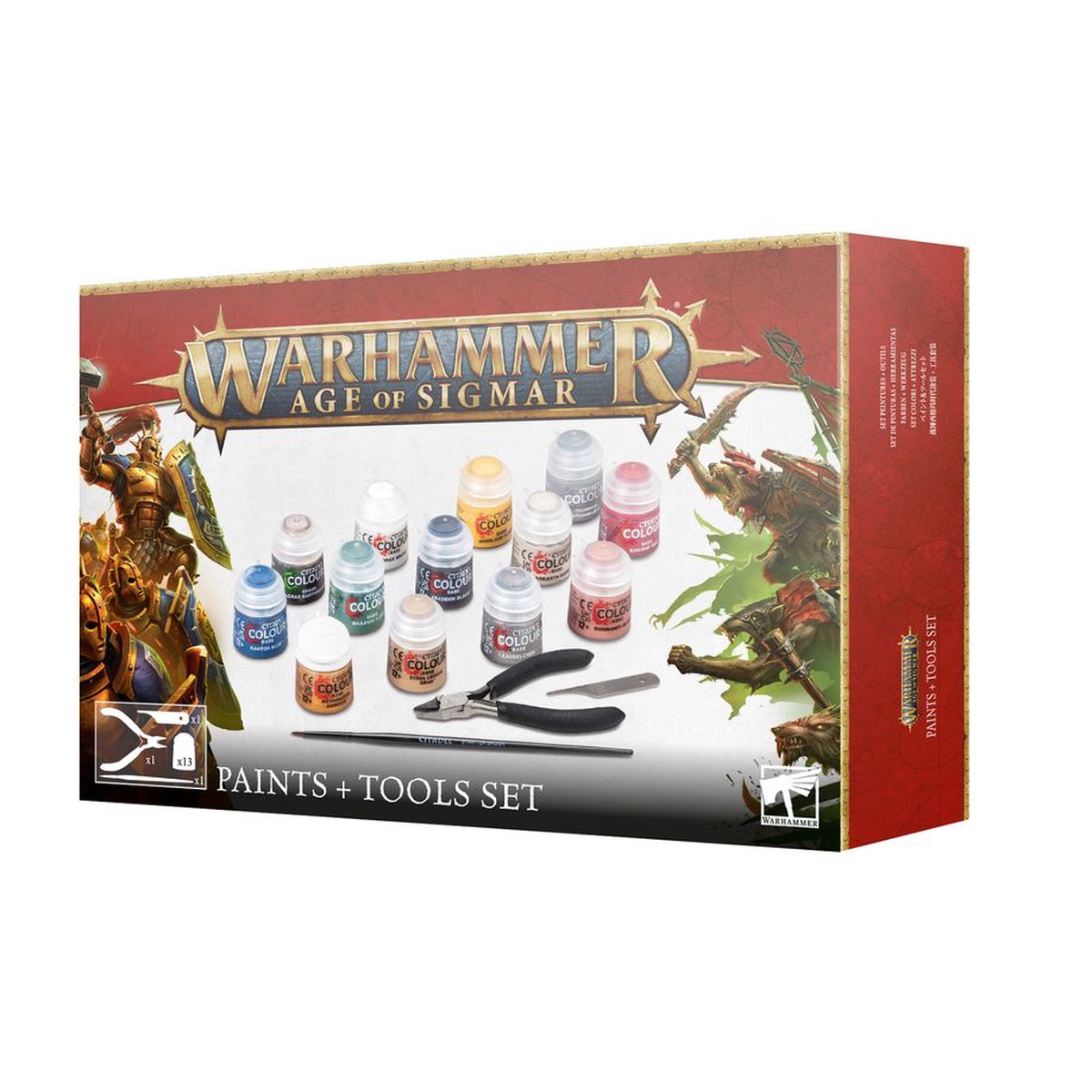 Age of Sigmar Paints + Tools Set (2024)