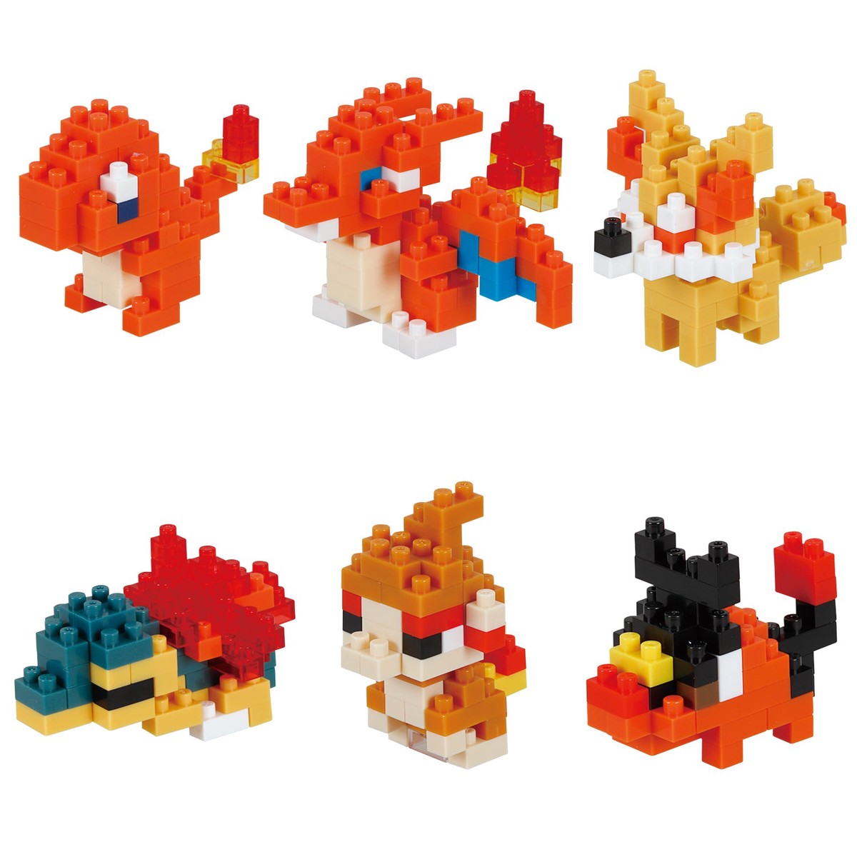 Nanoblock Pokemon Mininano Series Fire Set 1