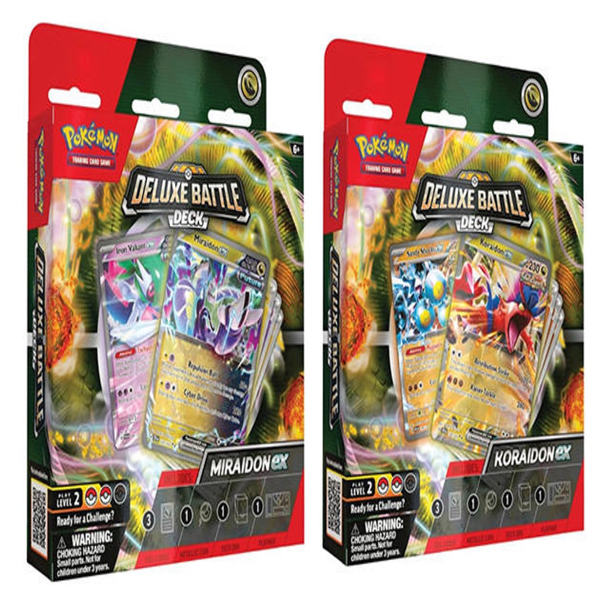 Pokemon TCG Deluxe Battle Decks: Miraidon ex and Koraidon ex (2 options)