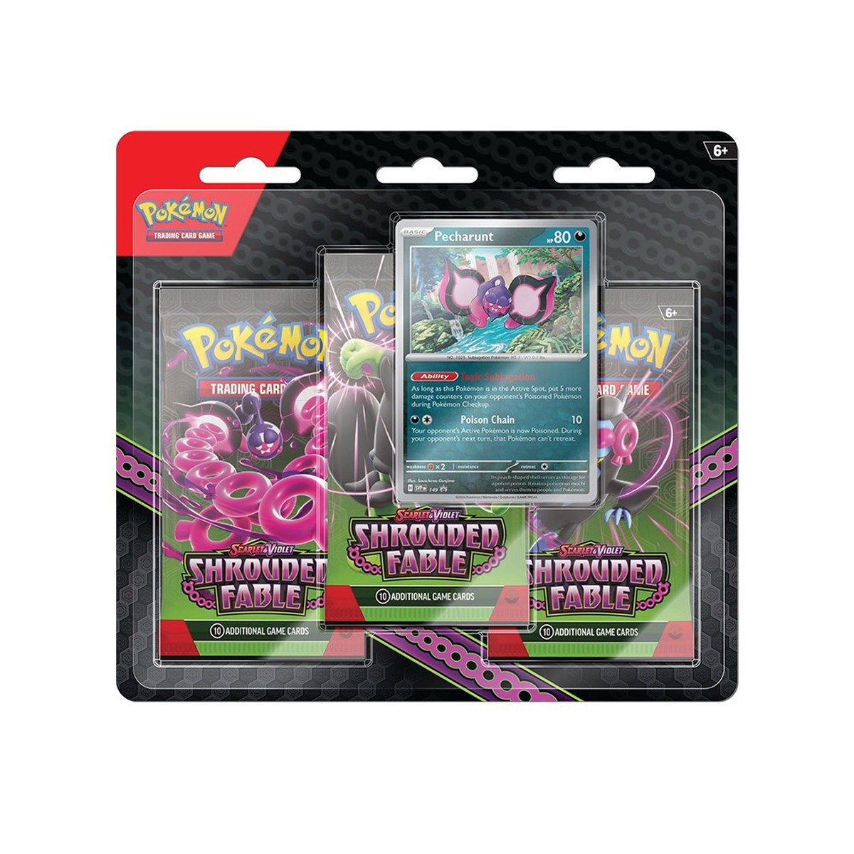 Pokemon TCG Scarlet & Violet Shrouded Fable 3 Booster Blister