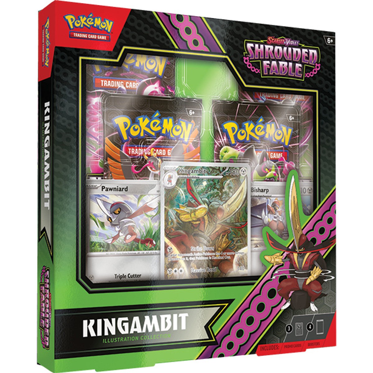 Pokemon TCG Scarlet & Violet Shrouded Fable: Kingambit Illustration Collection