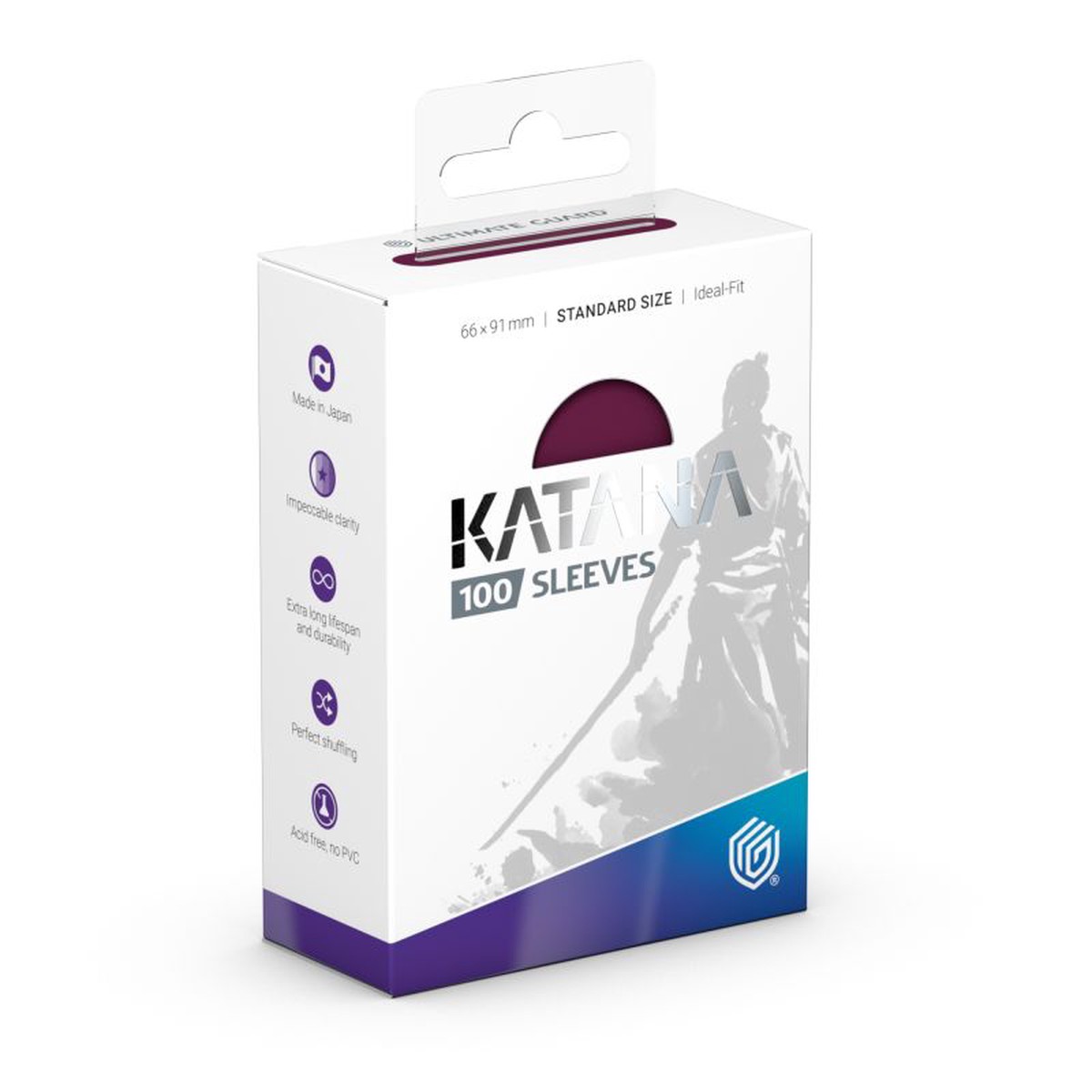 Ultimate Guard Katana Standard Card Sleeves 100ct: Radiant Plum