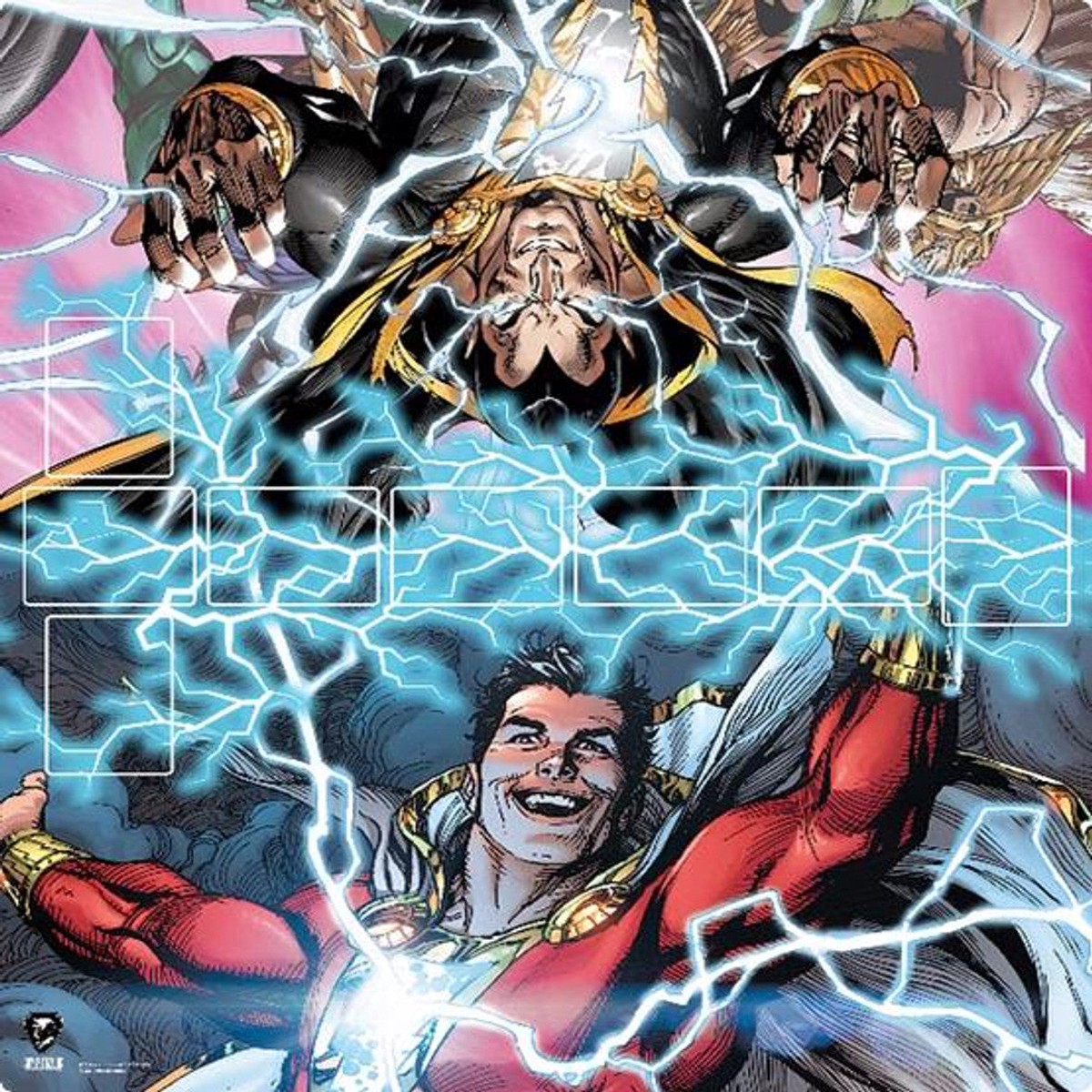 DC Deck Building Game: Shazam! vs Black Adam Playmat Kickstarter Exclusive