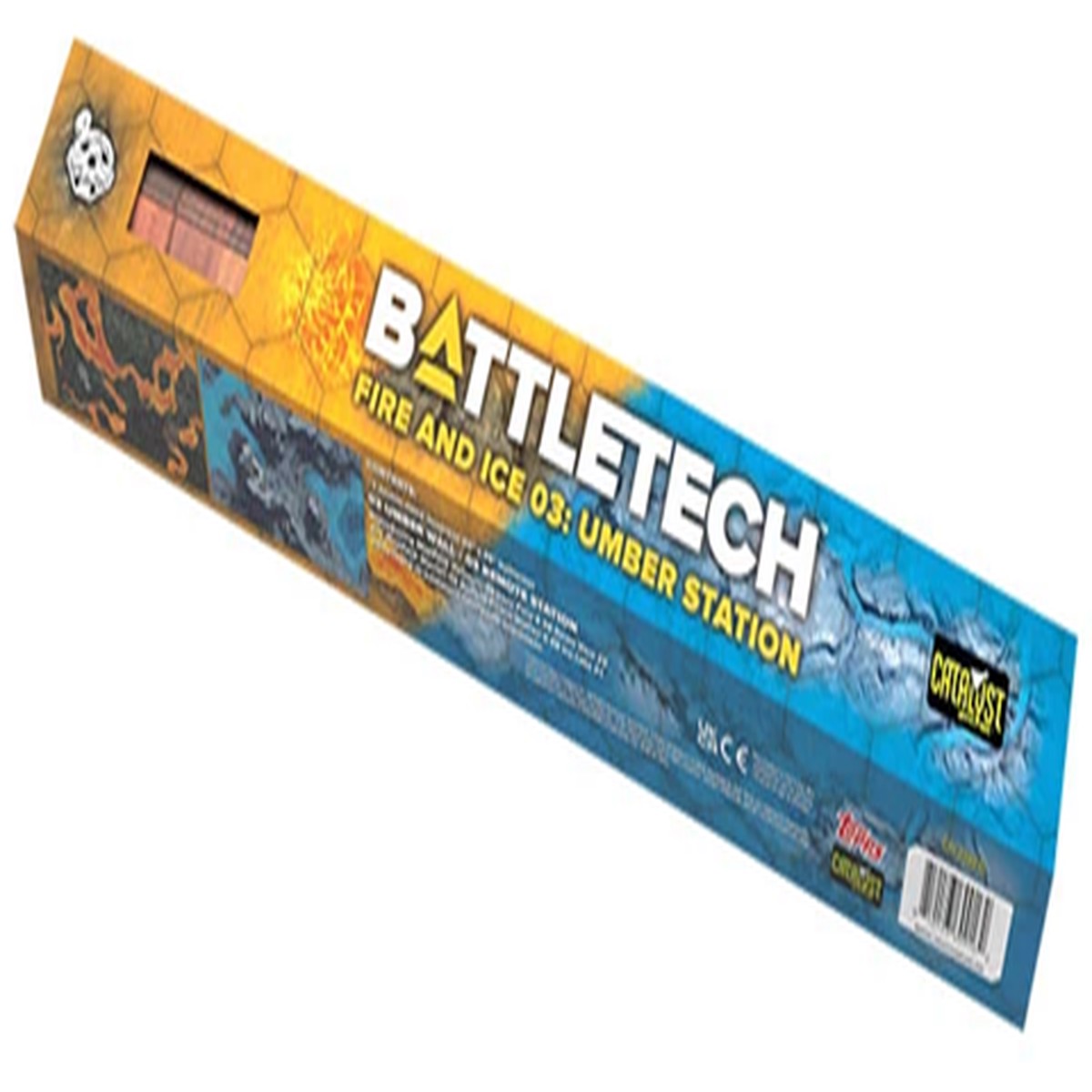 Battletech BattleMat Fire and Ice 03 Umber Station