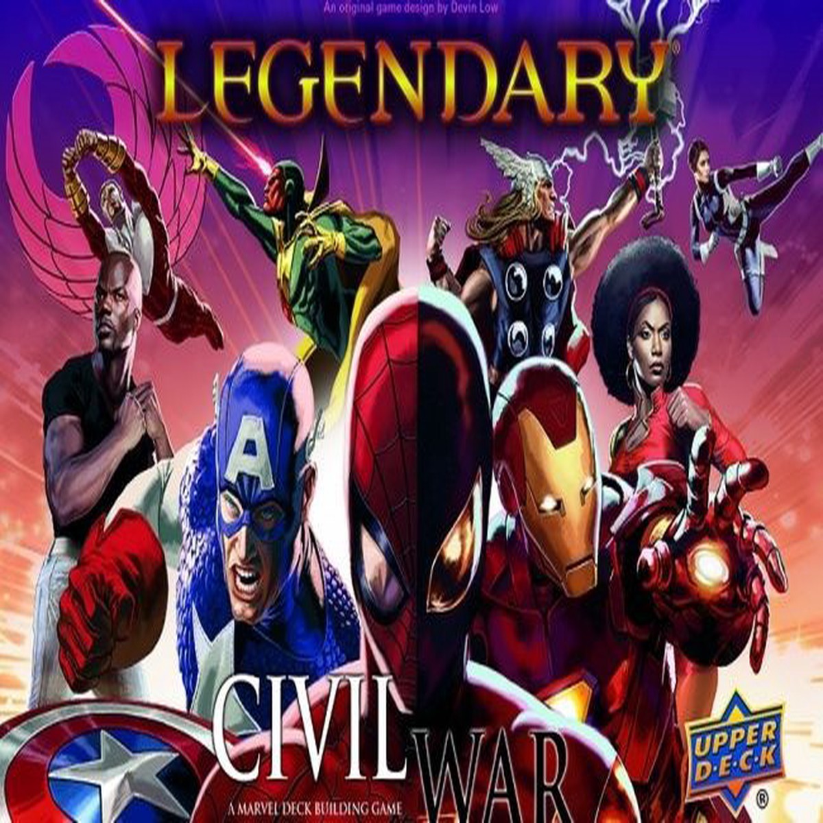 Legendary: A Marvel Deck Building Game Civil War