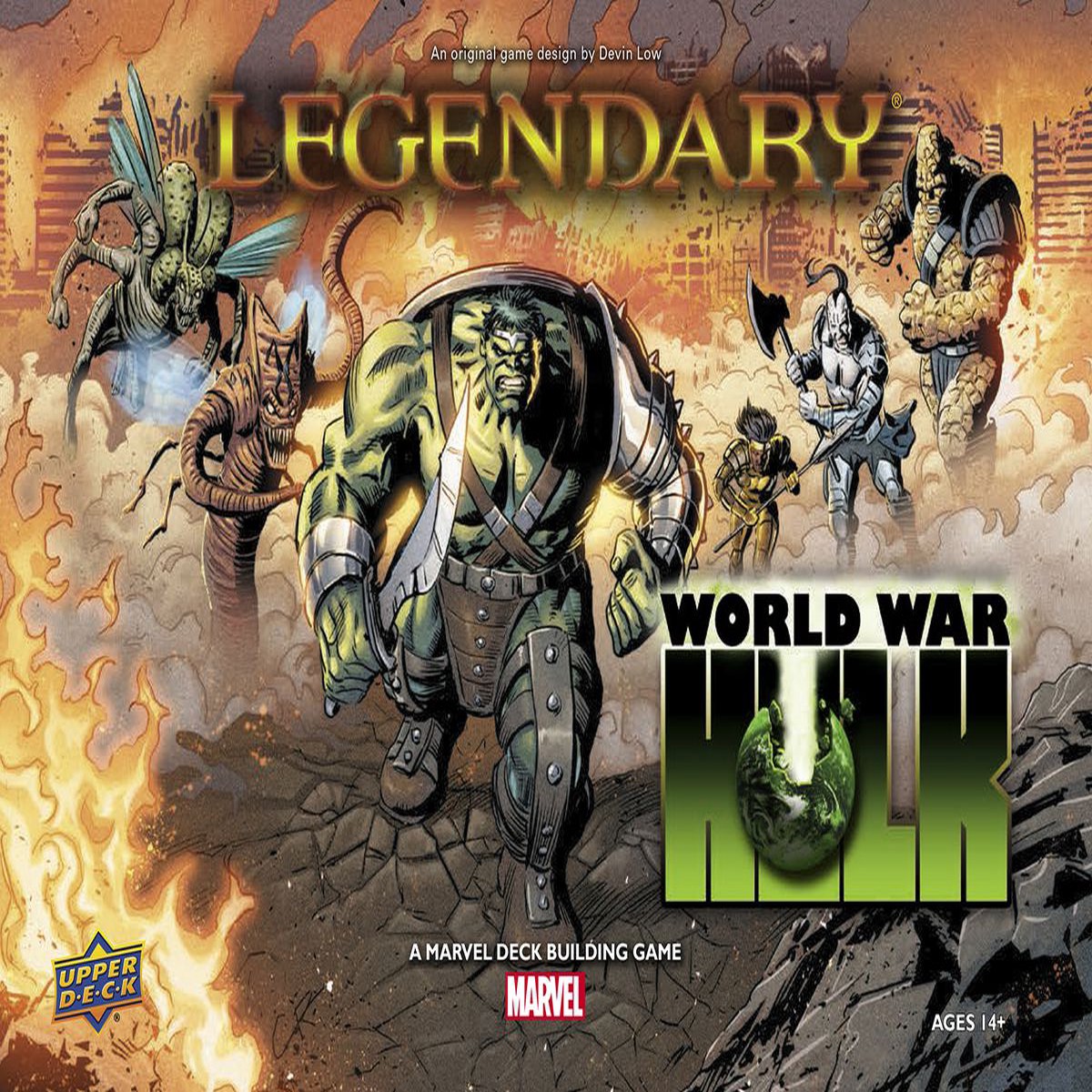 Legendary: A Marvel Deck Building Game World War Hulk