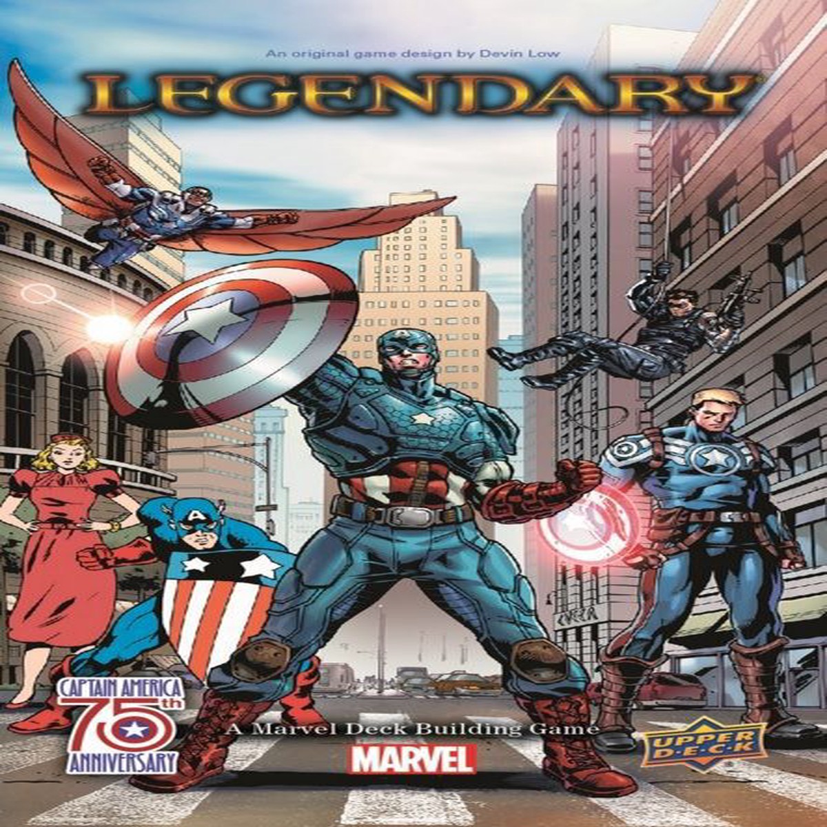 Legendary: A Marvel Deck Building Game Captain America 75th Anniversary