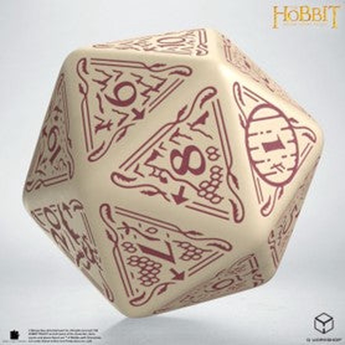 The Hobbit TCG Spindown Jumbo Dice (9 Options)