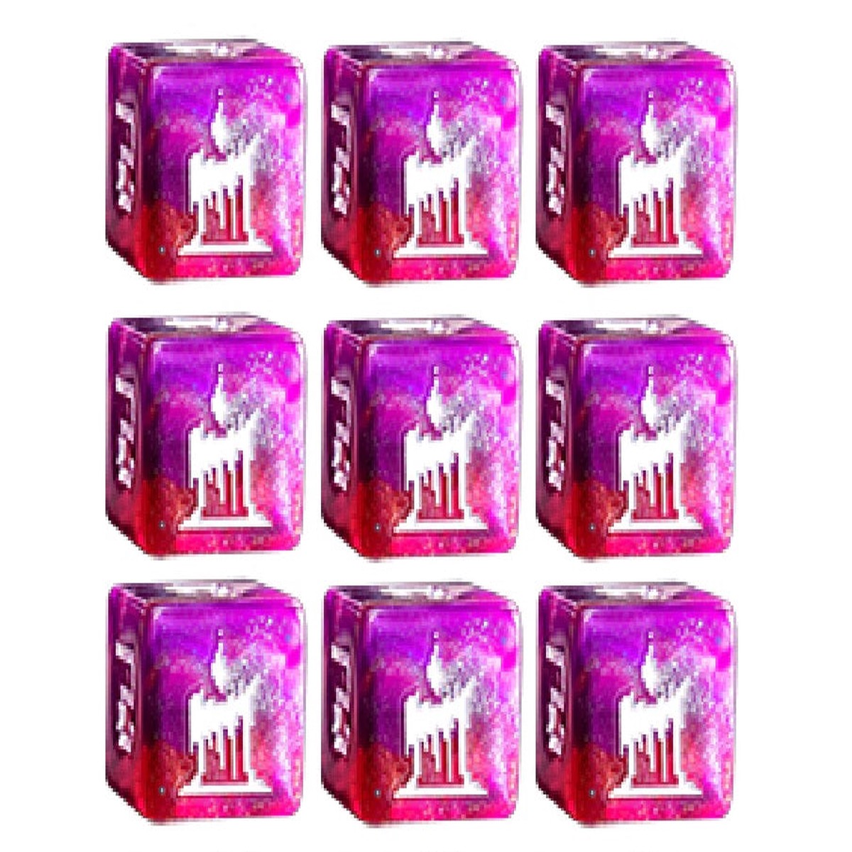 1UP Dice 9d6 Set: Arcane Candle