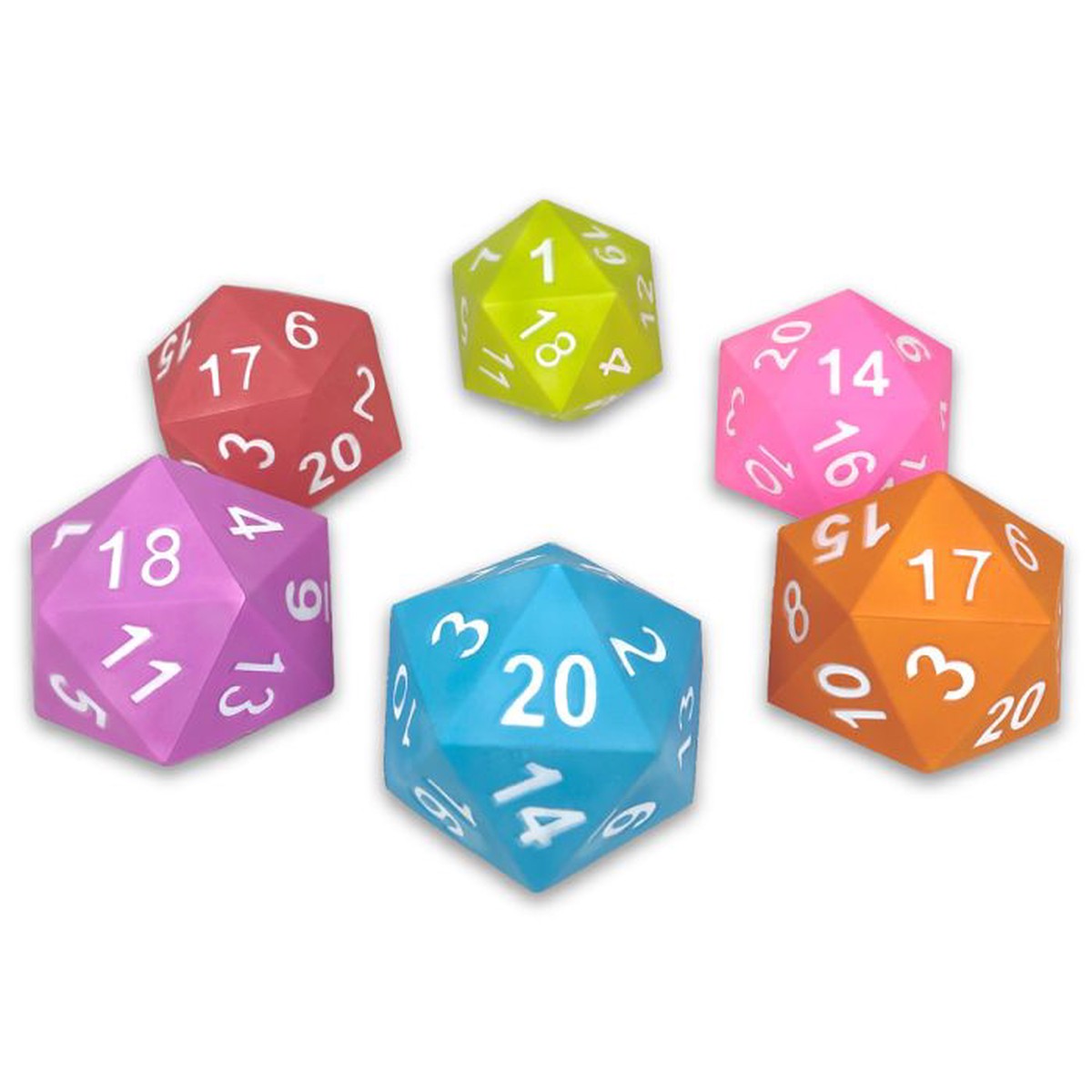 Giant Foam D20 (7 colors)