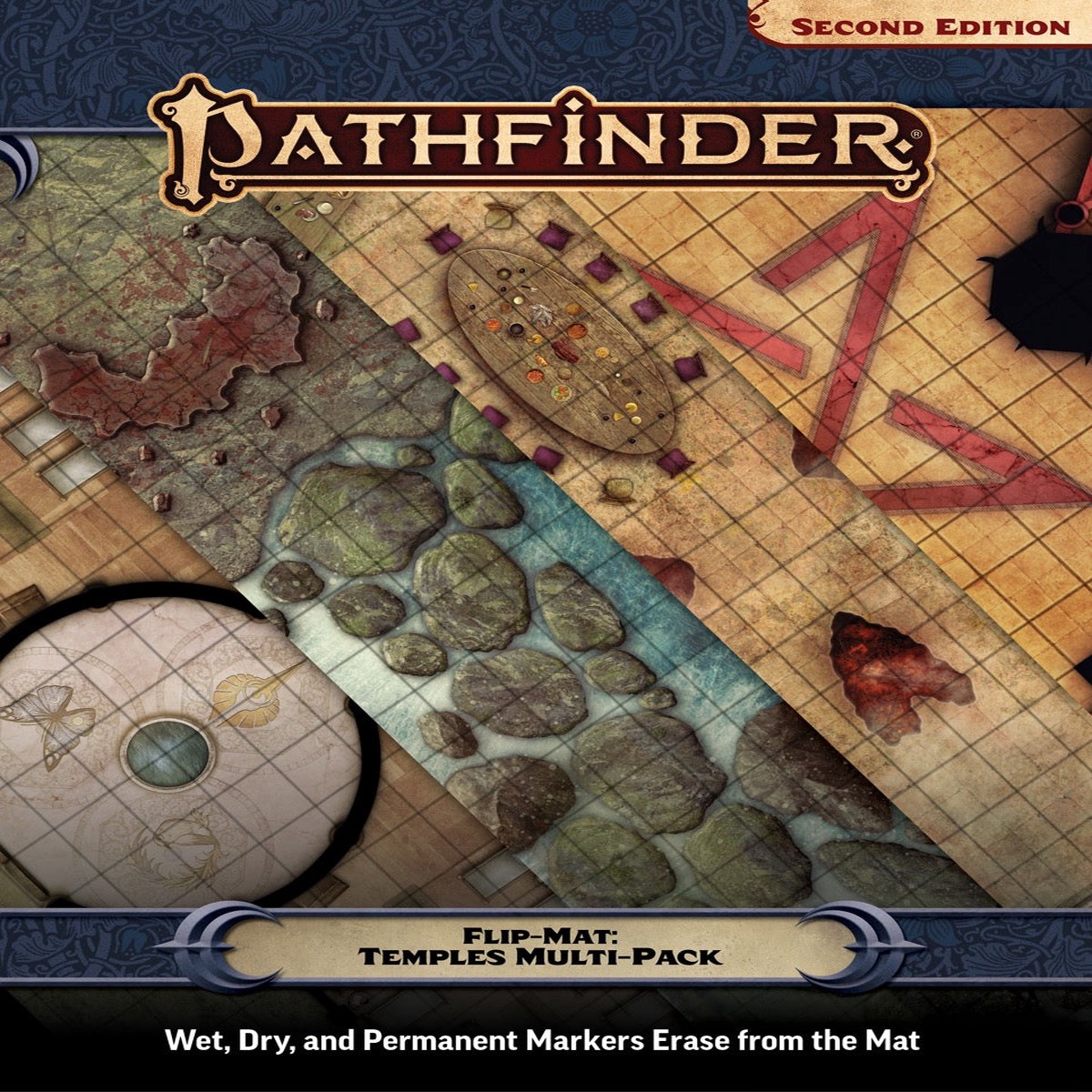 Pathfinder Flip Mat: Temples Multi-Pack