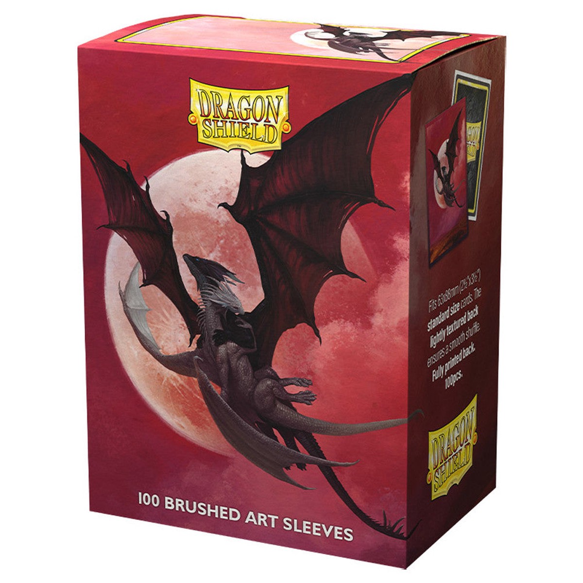 Dragon Shield 100 Brushed Art Sleeves Valentine's 2024