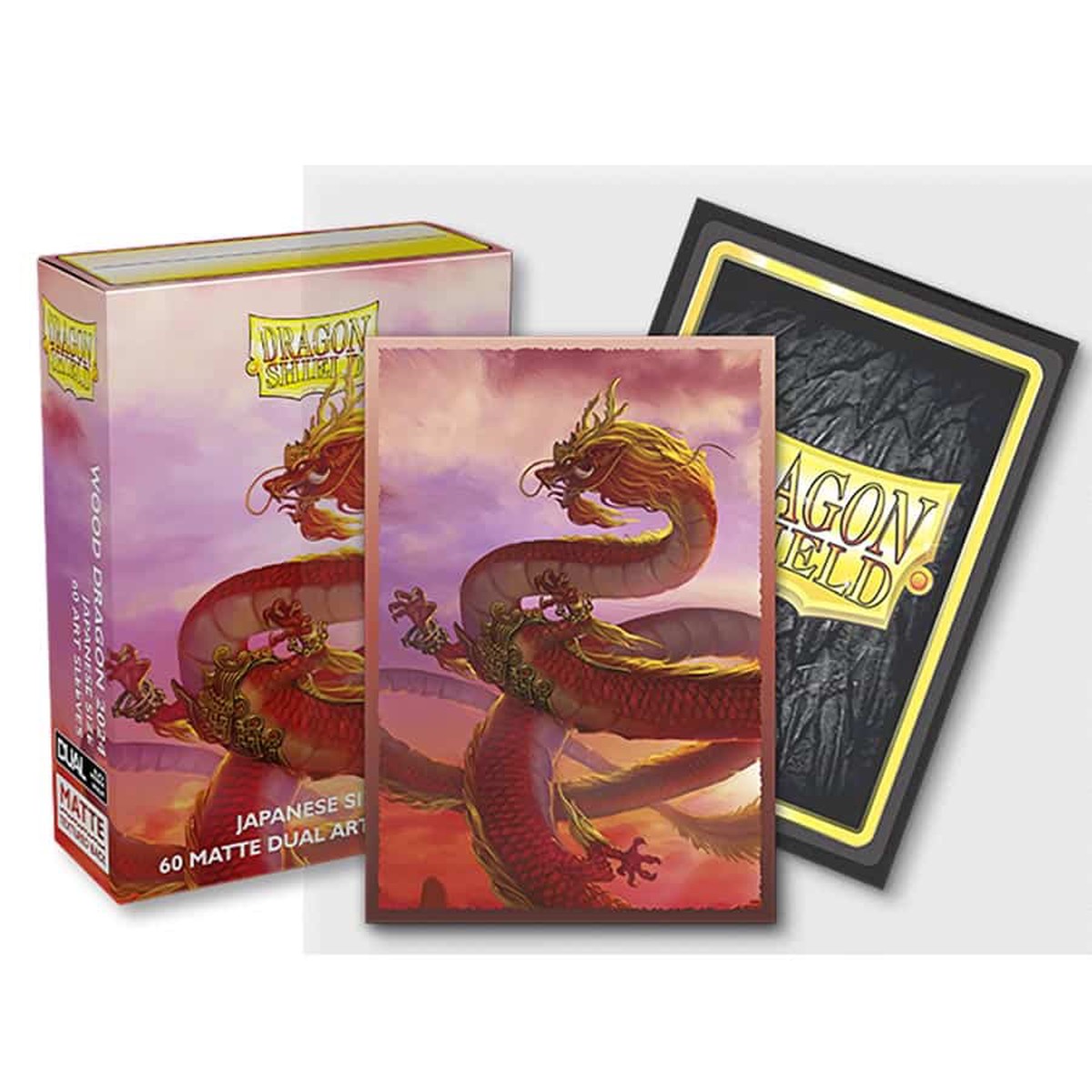 Dragon Shield Matte Dual Japanese Art Sleeves: Chinese New Year 2024 Wood Dragon