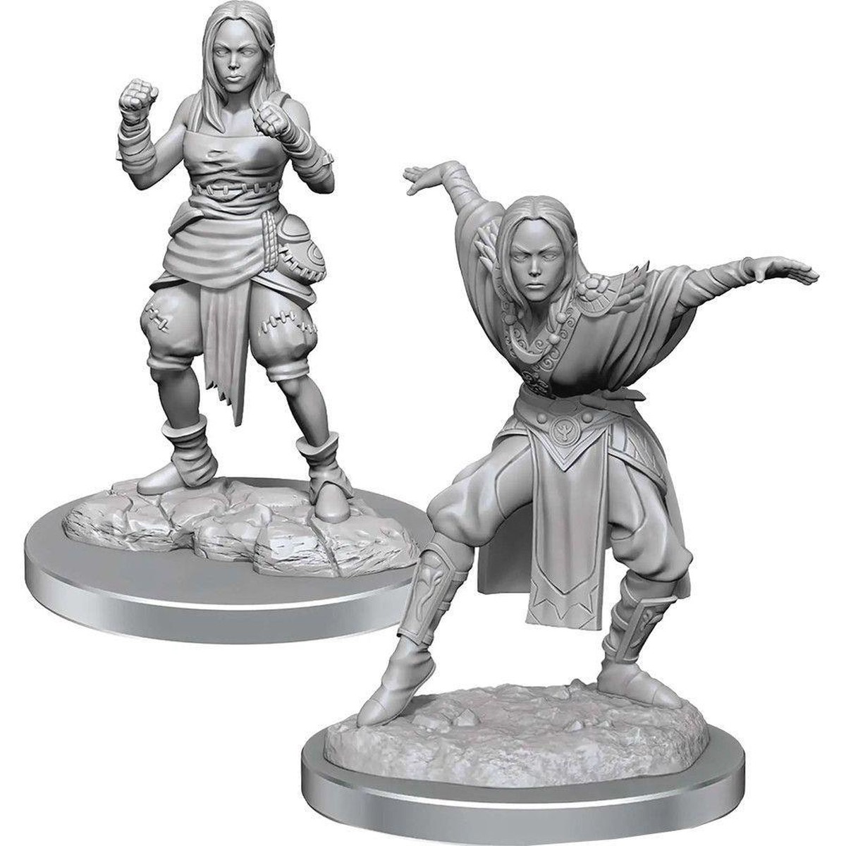 Pathfinder Deep Cuts: Half-Elf Monk Female