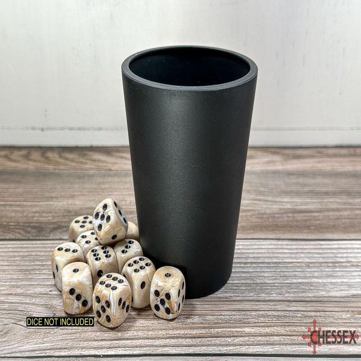 89008 Flexible Dice Cup Black
