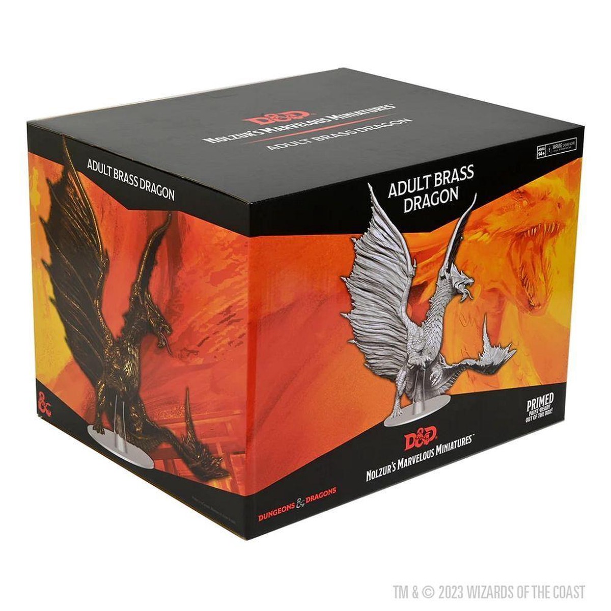 D&D Nolzur's Marvelous Miniatures: Adult Brass Dragon (Unpainted)