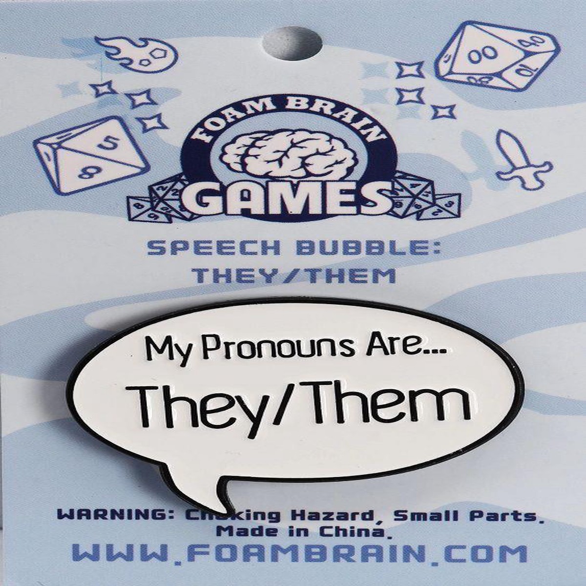 Speech Bubble Pronoun They/Them