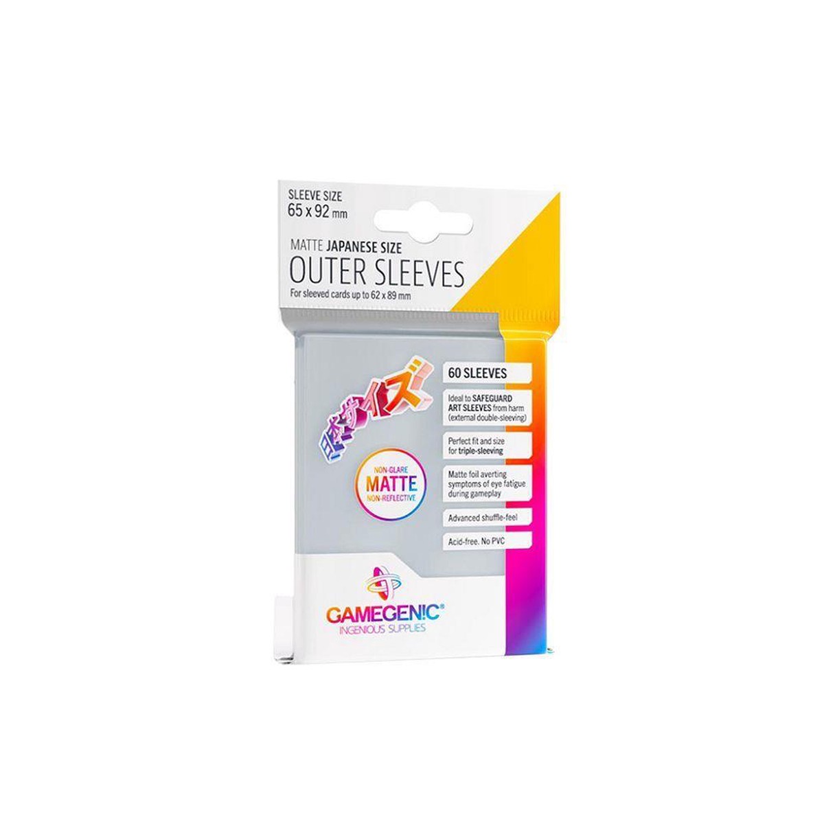 Gamegenic Outer Sleeves Matte Japanese Size