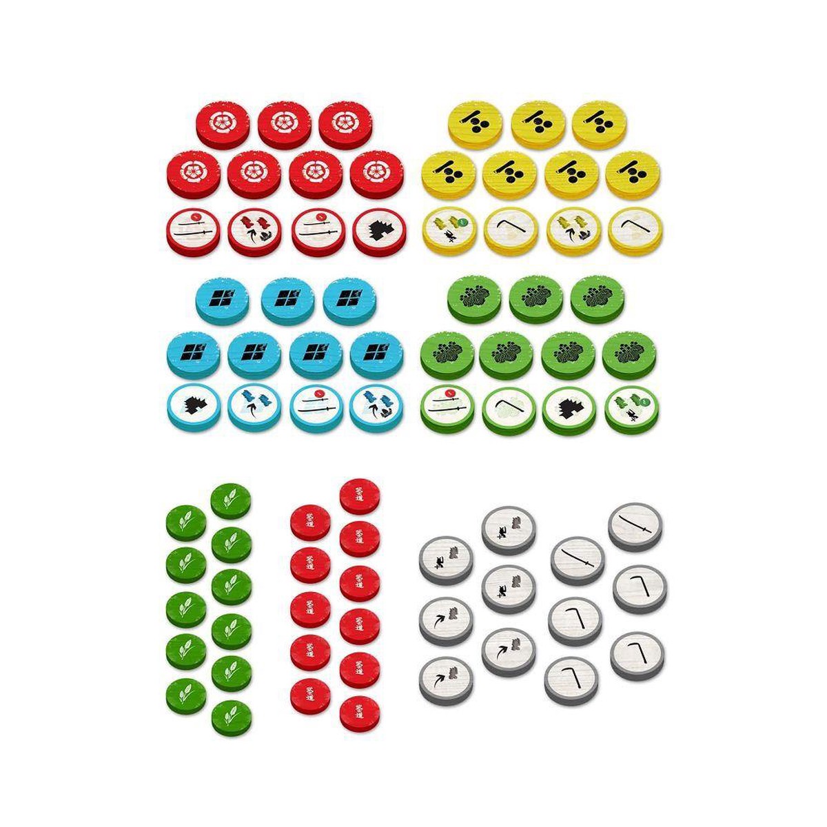 Small Samurai Empires Tokens