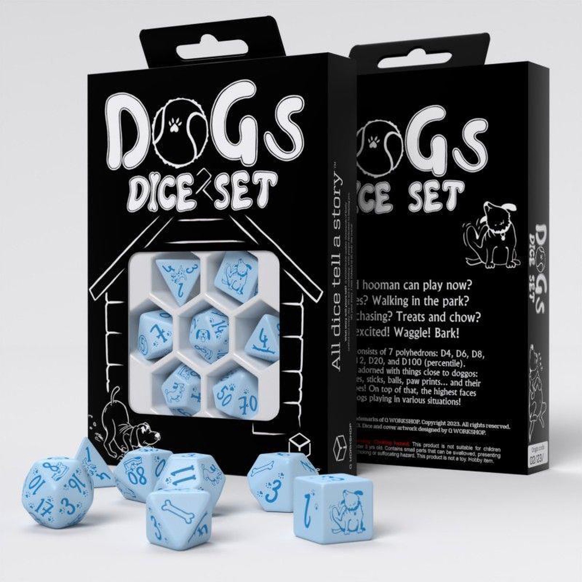 7ct Dogs Max Blue/Navy