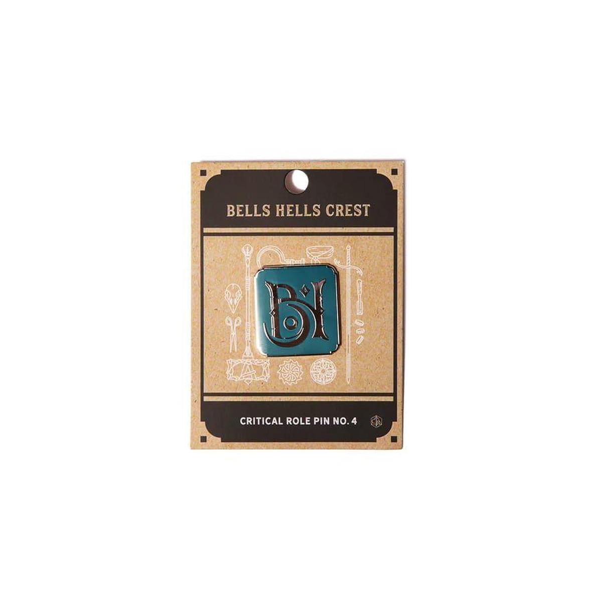 CR Bells Hells Crest Pin