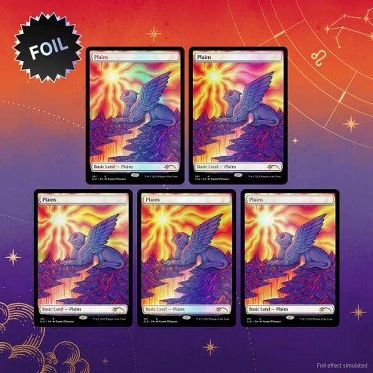 MTG SL Foil Leo Plains