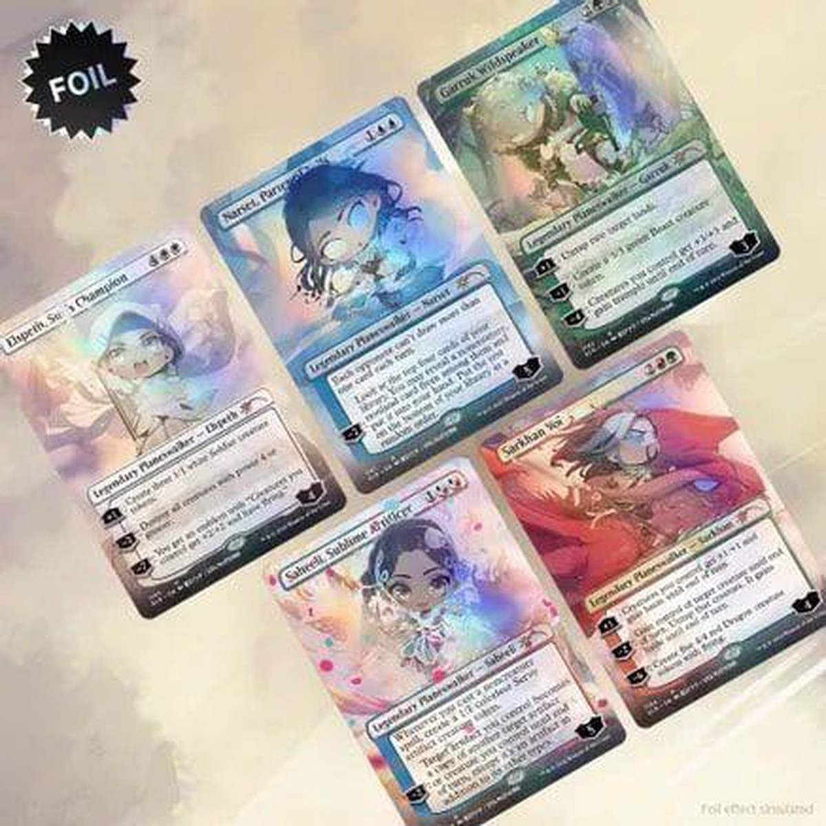 MTG SL Foil Li'l'er Walkers