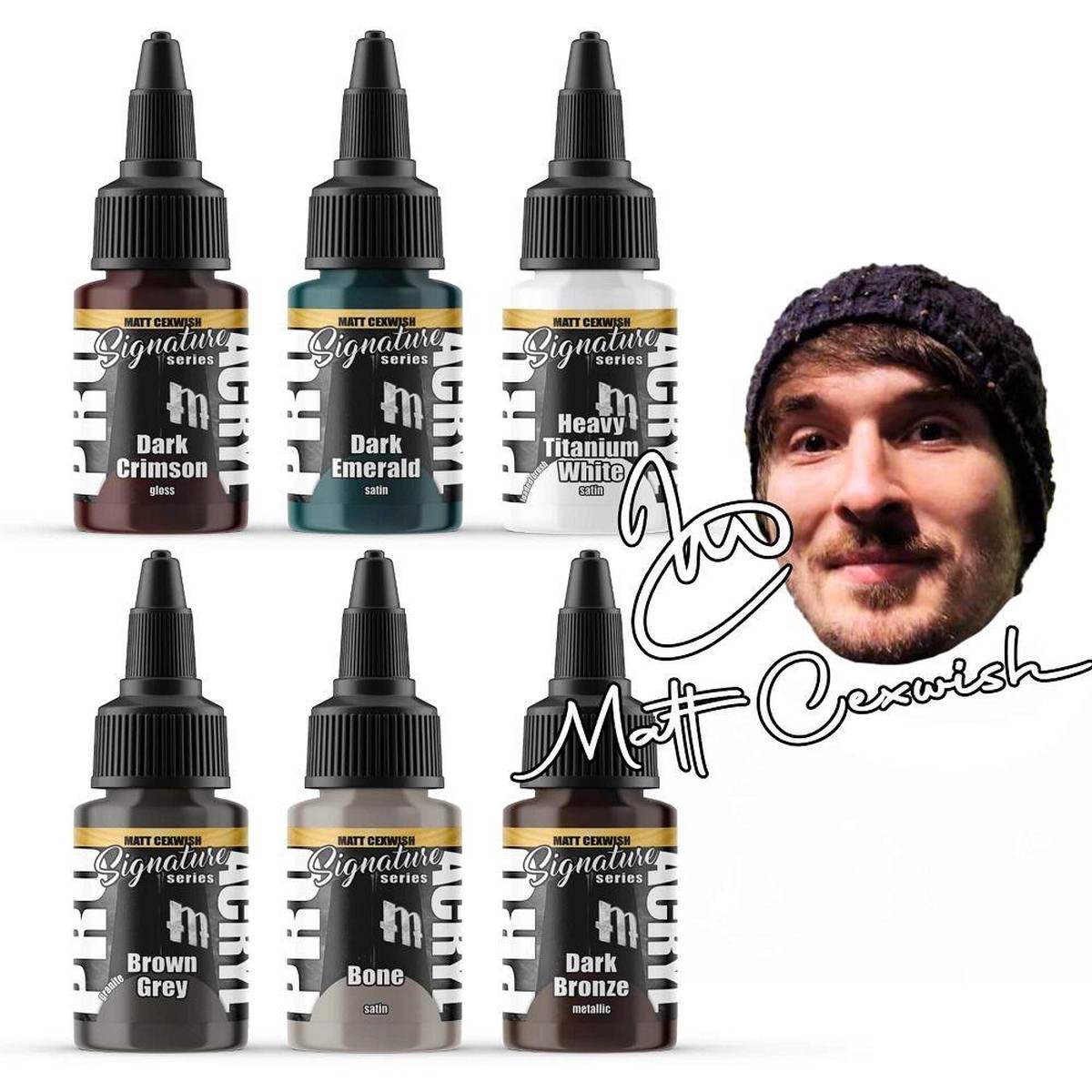 Pro Acryl Signature Set 4 Matt Cexwish