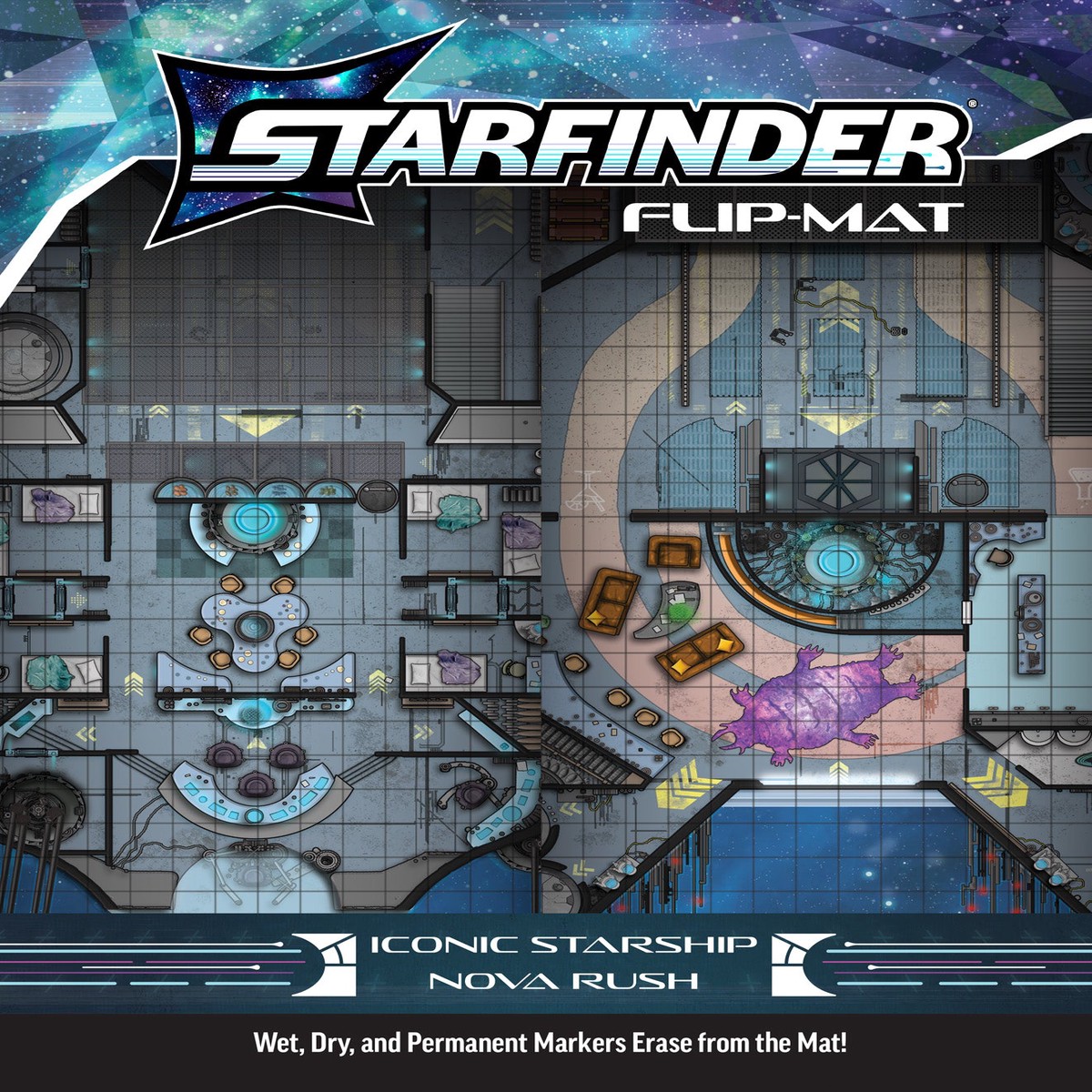 Starfinder 2E Flip-Mat Nova Rush