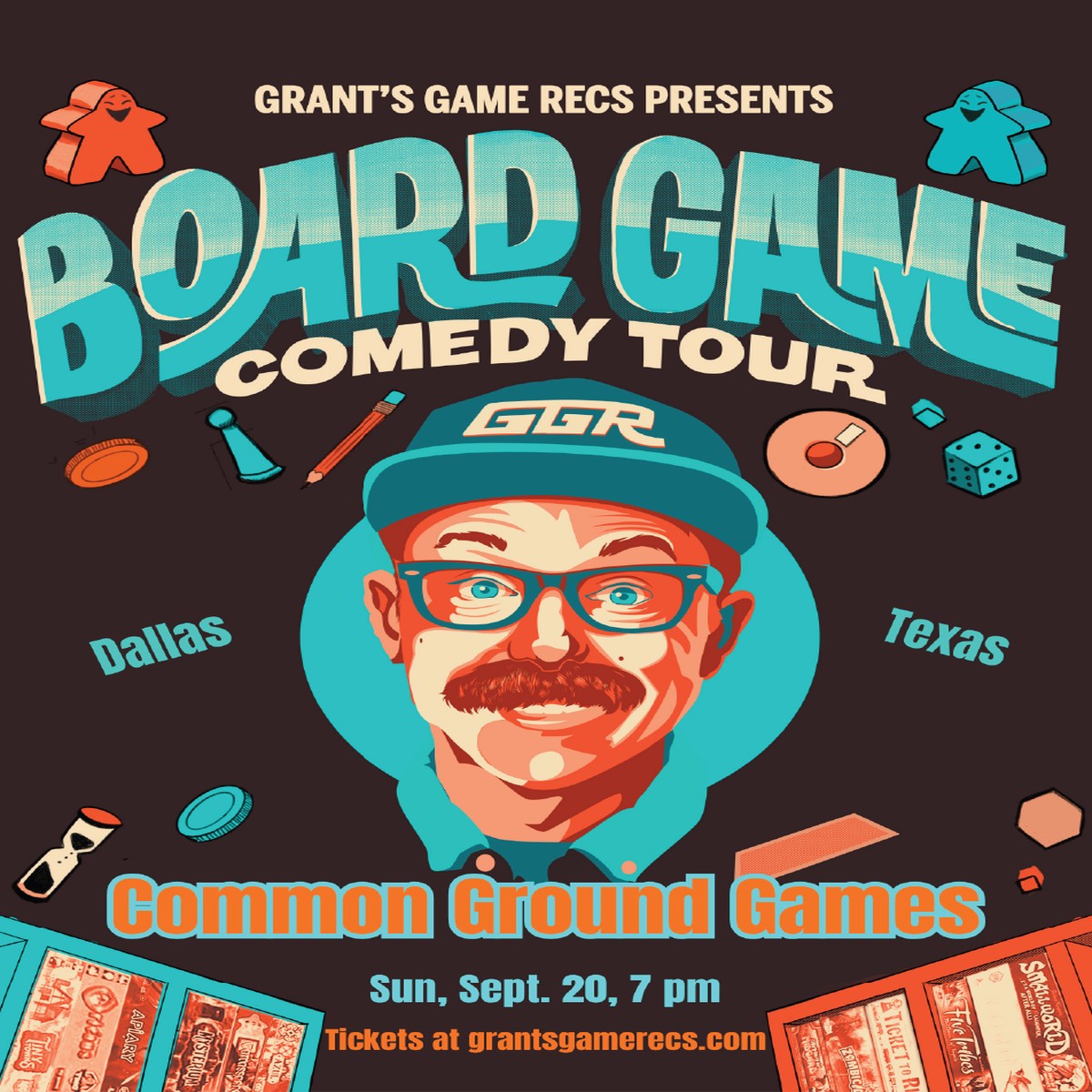 Board Game Comedy Hour with Grant Lyon