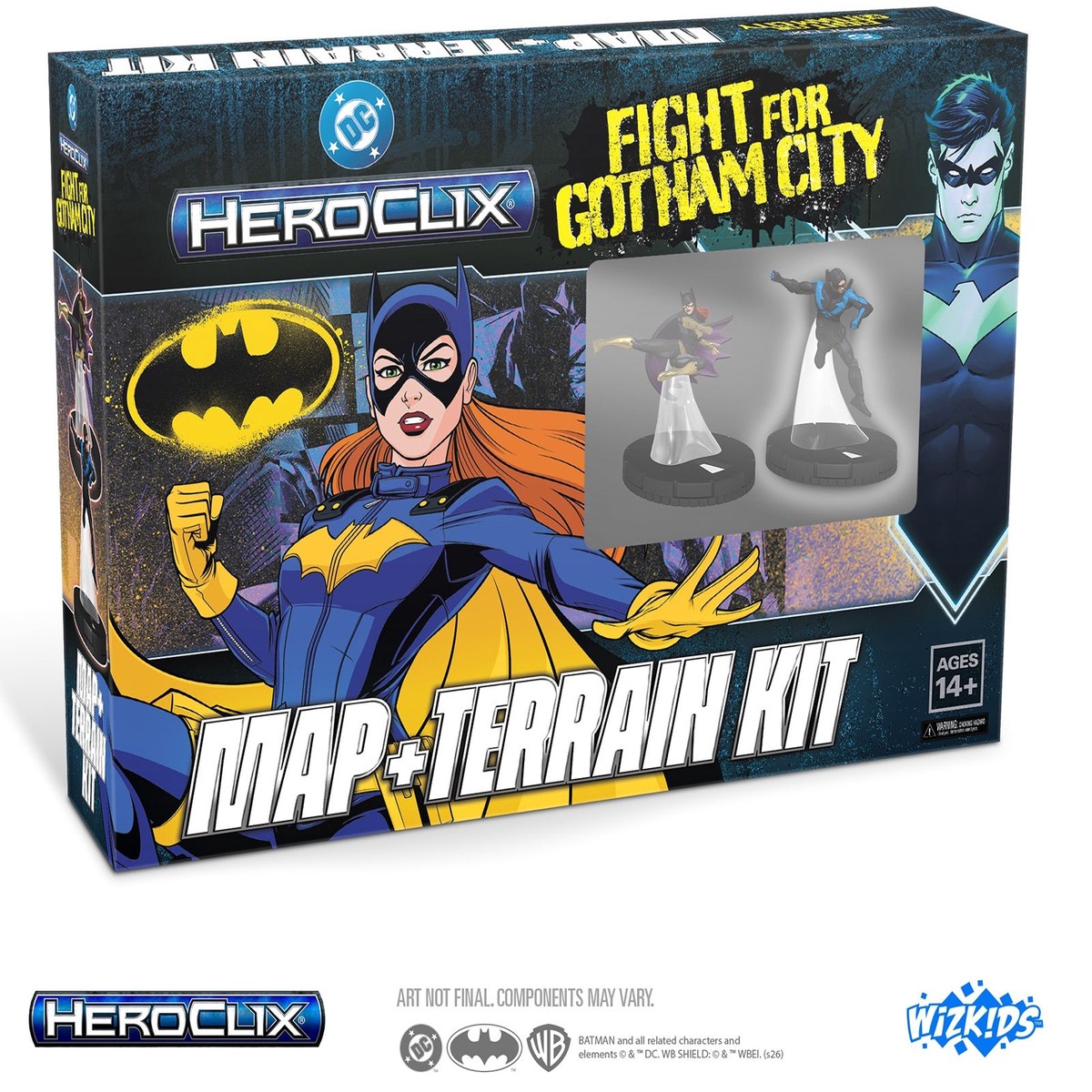 DC Hero Clix Fight for Gotham City Map and Terrain Kit