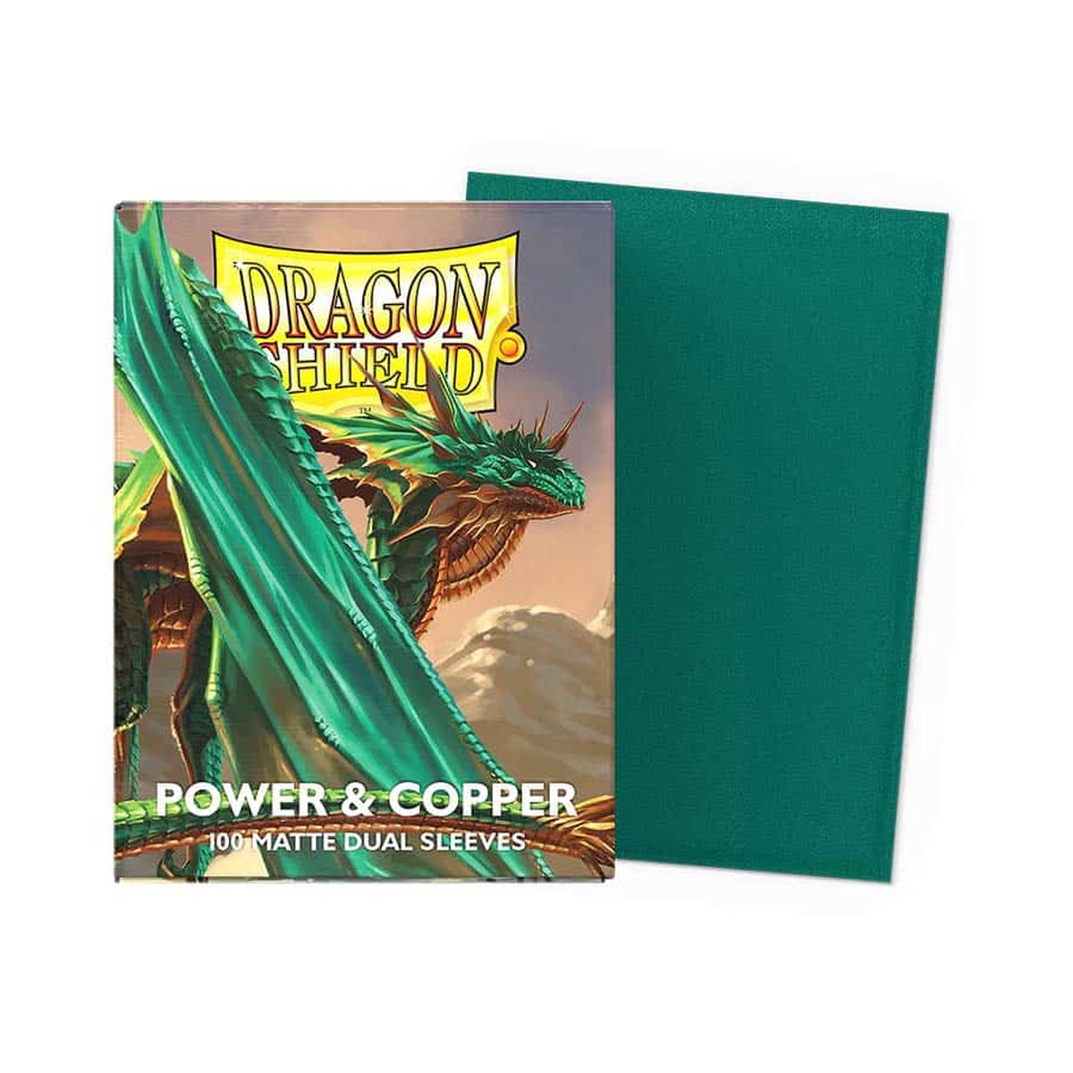 New Arrival DRAGON SHIELD SLEEVES: MATTE DUAL: POWER AND COPPER (100CT)