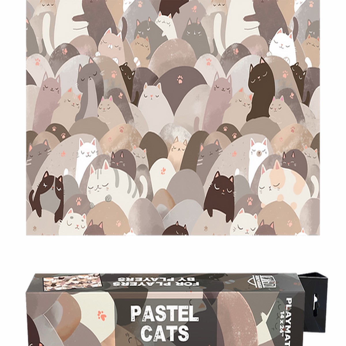 Realm Guard Pastel Cats Playmat