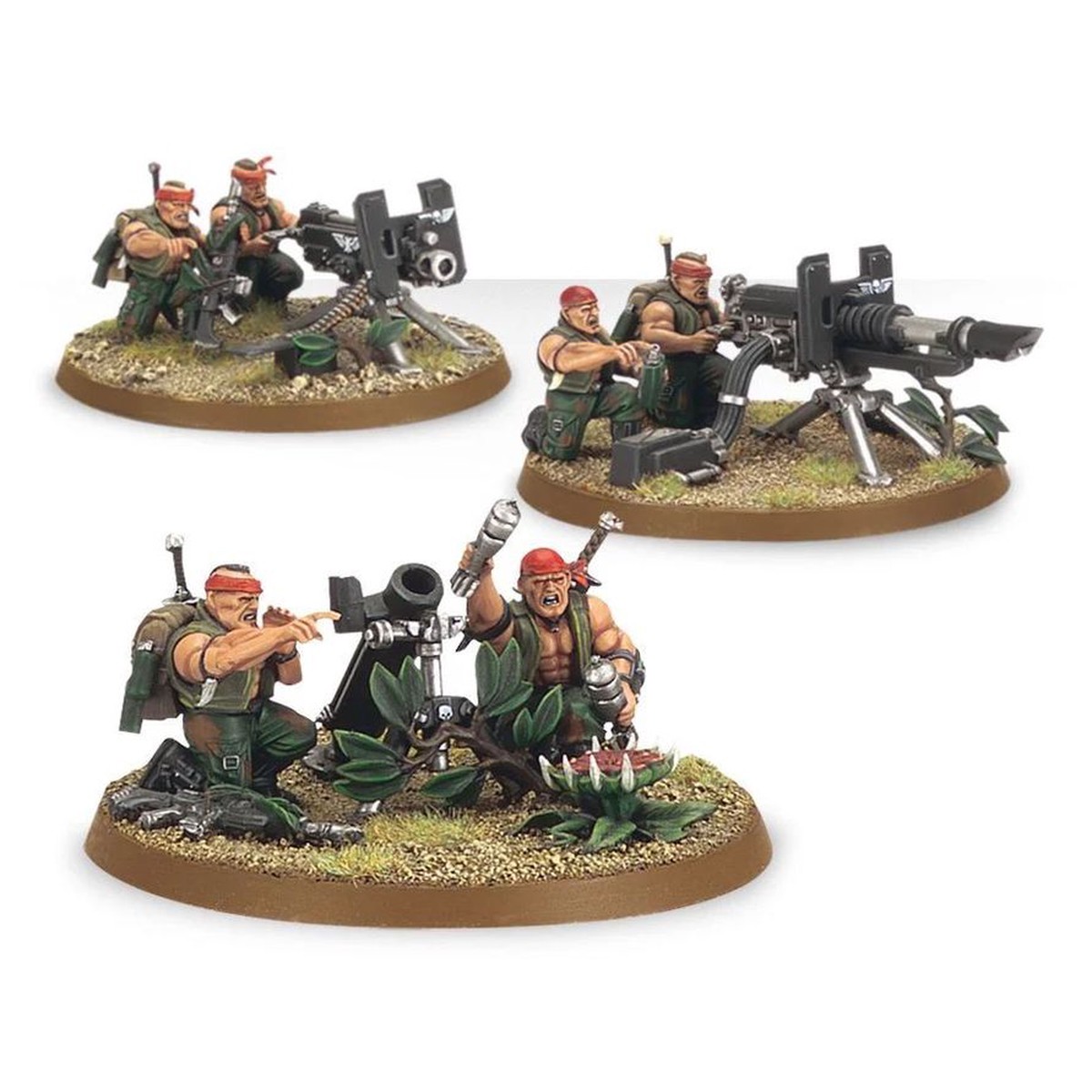 Warhammer 40K Catachan Heavy Weapons Squad