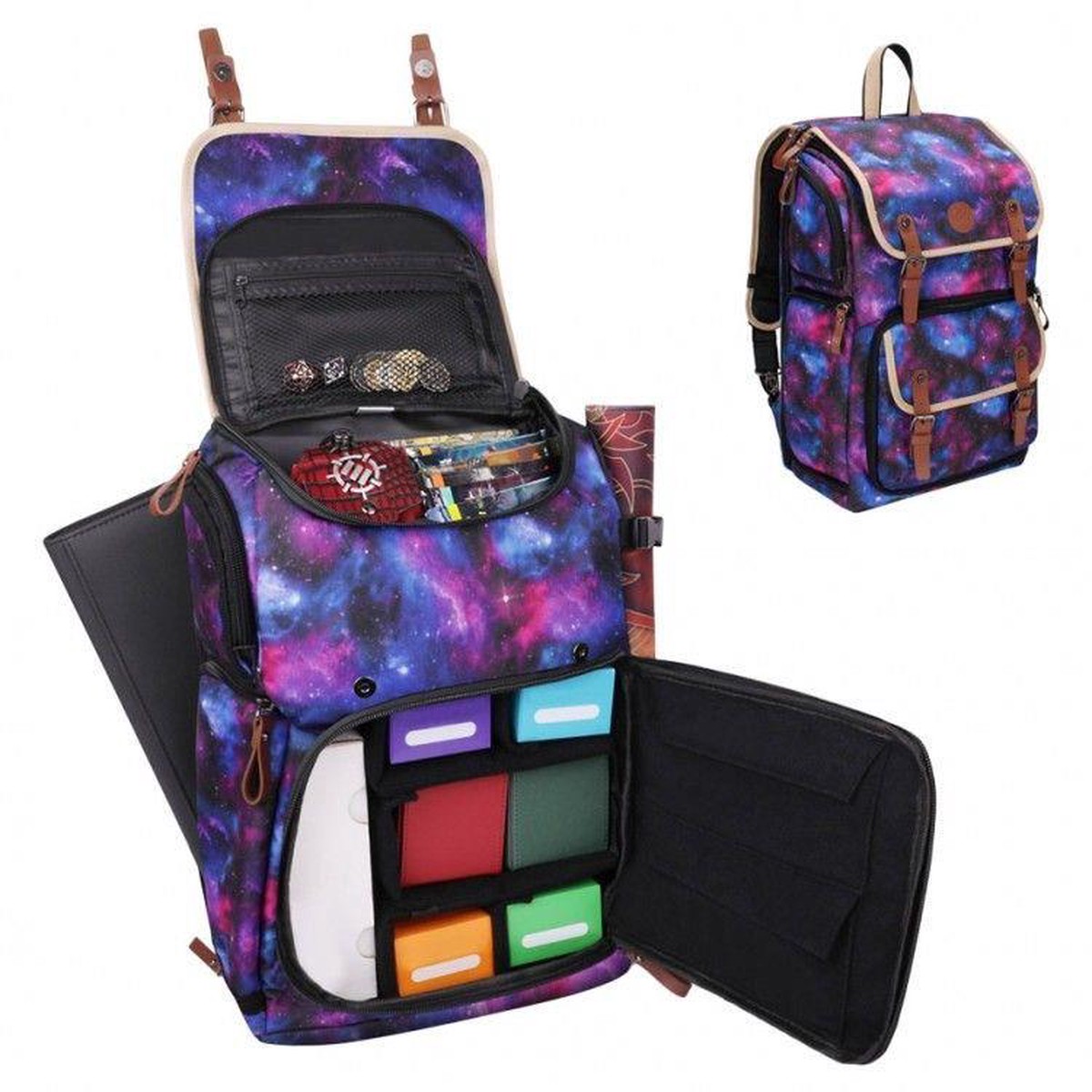 Enhance: Designer Galaxy Backpack