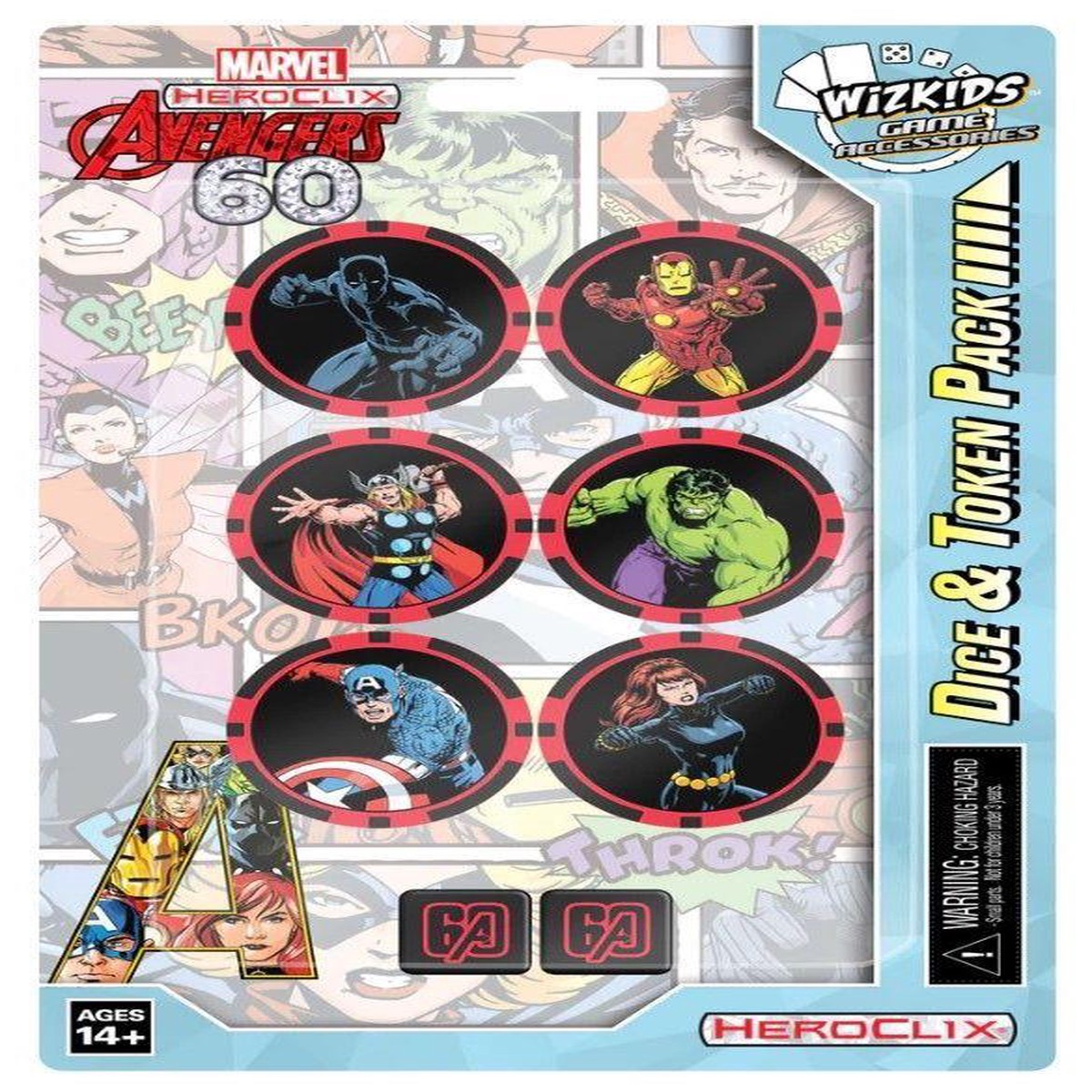 HCX Avengers 60th Dice & Tokens