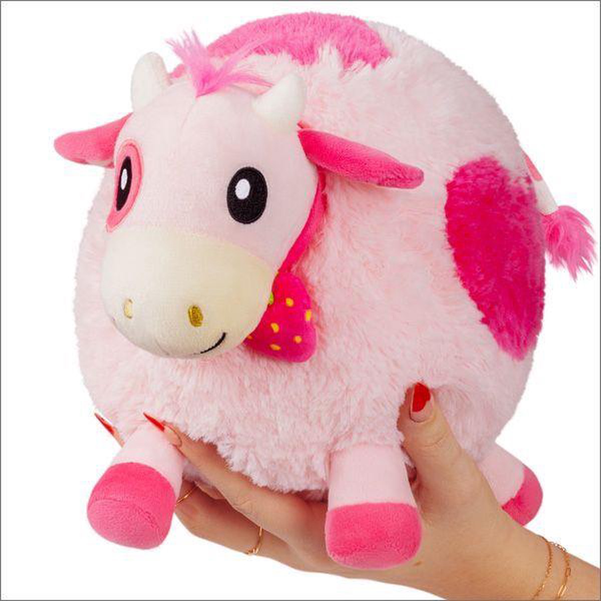 Mini Strawberry Cow Squishable