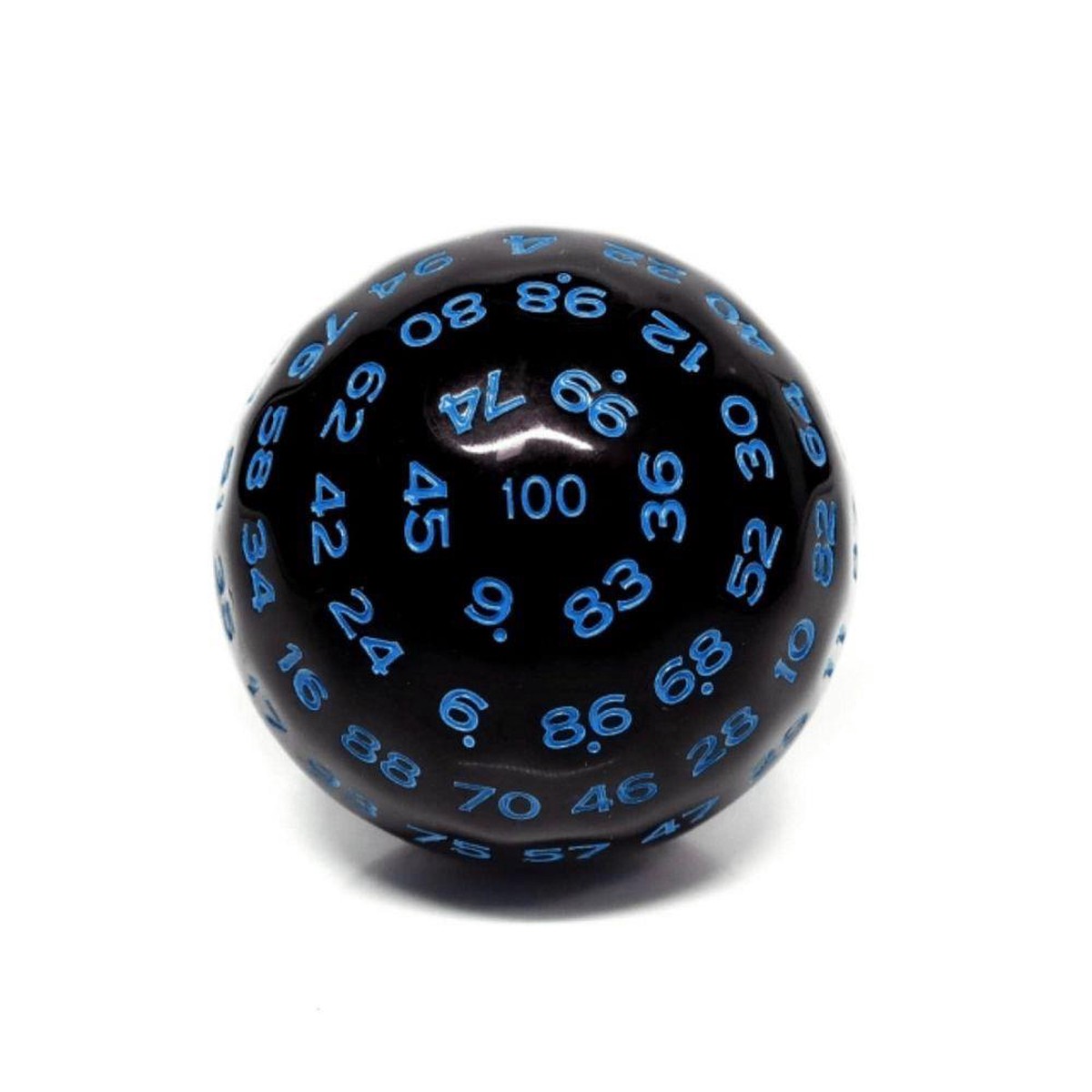 d100 Black Opaque/Blue