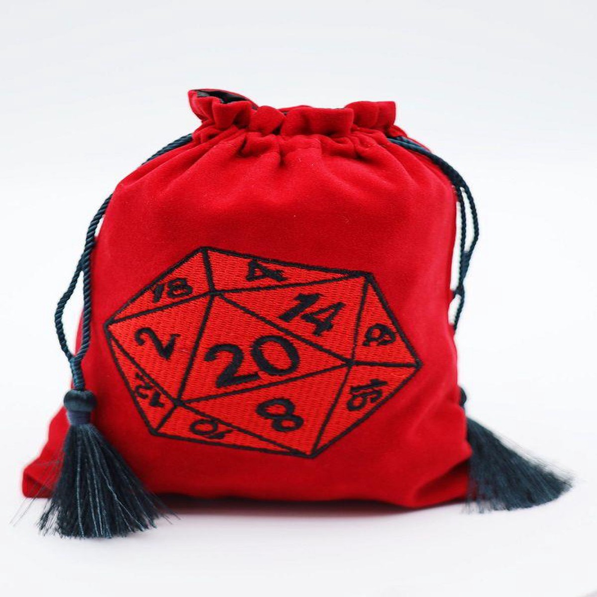 Dice Bag Red d20